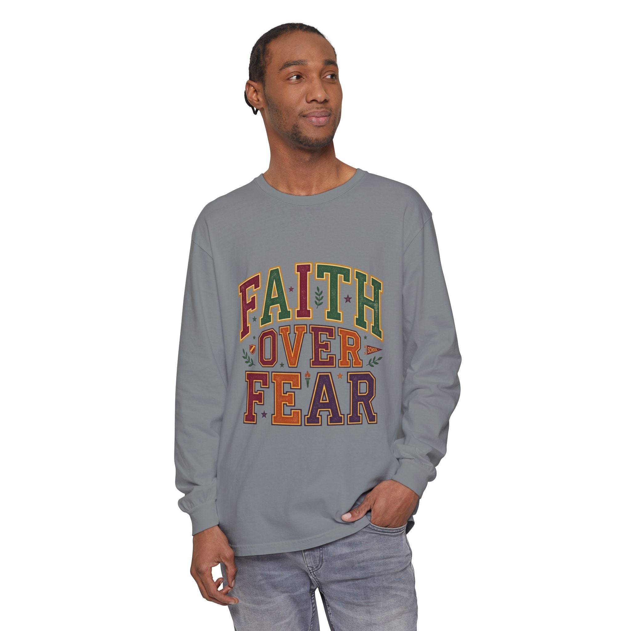 Faith Over Fear Long Sleeve Tee
