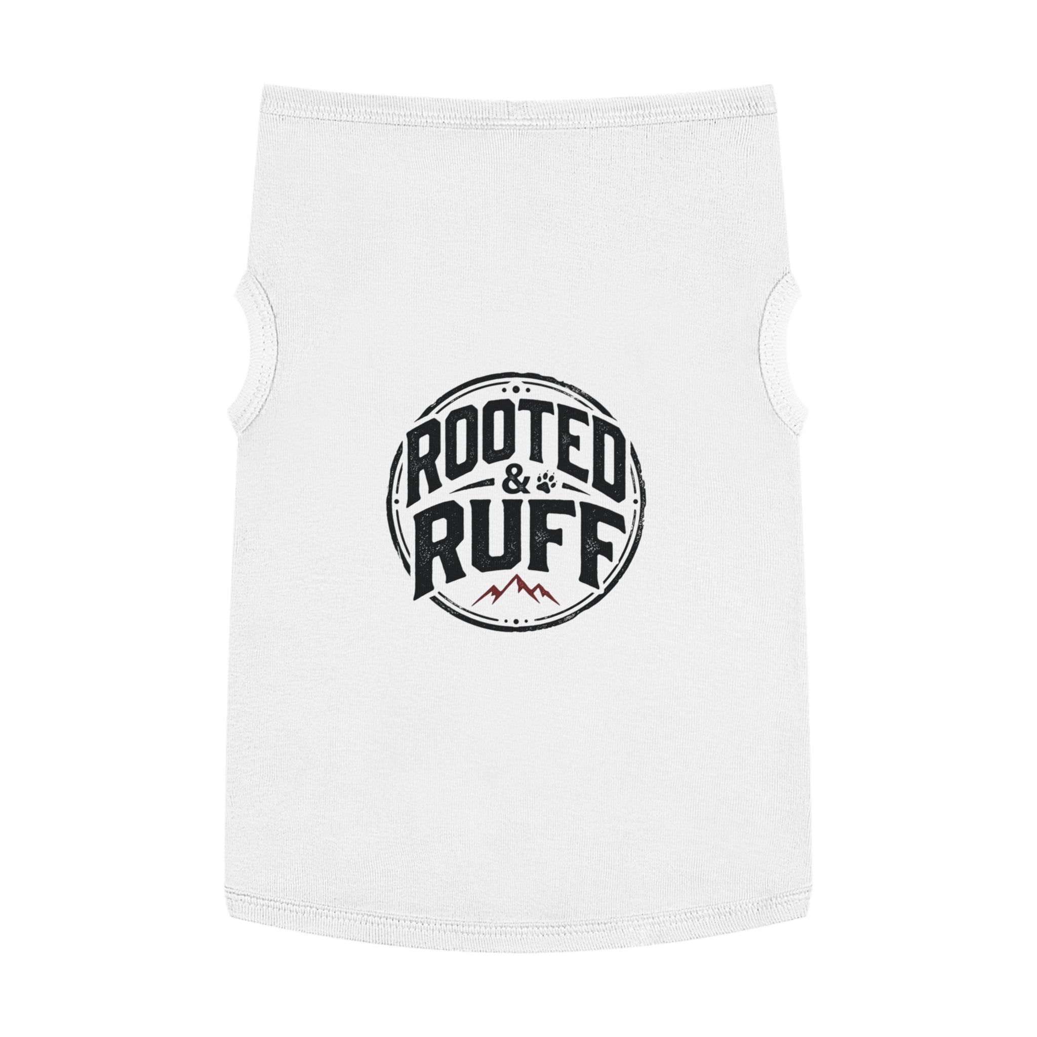 Rooftop Ruff Pet Tank Top - Mountain Logo Dog Shirt