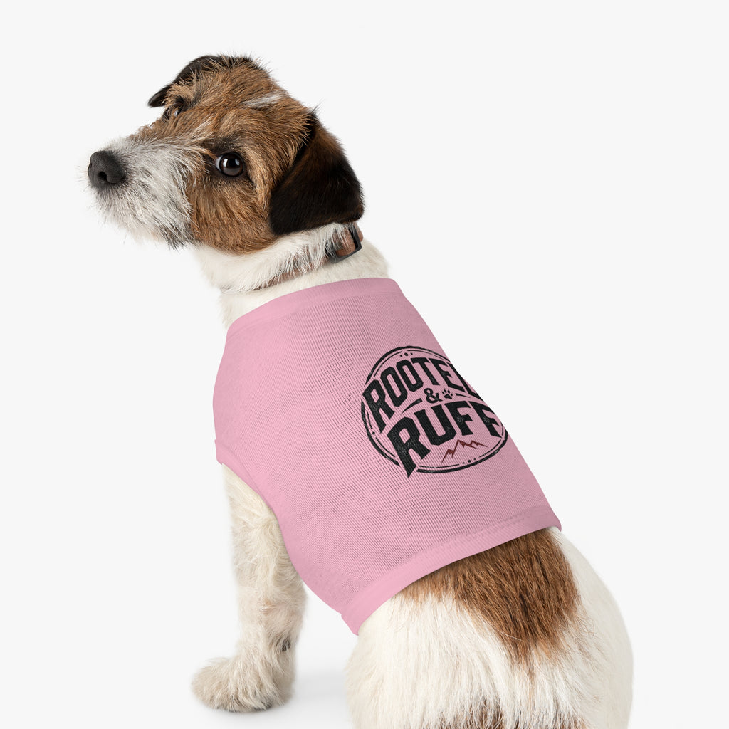 Rooftop Ruff Pet Tank Top - Mountain Logo Dog Shirt