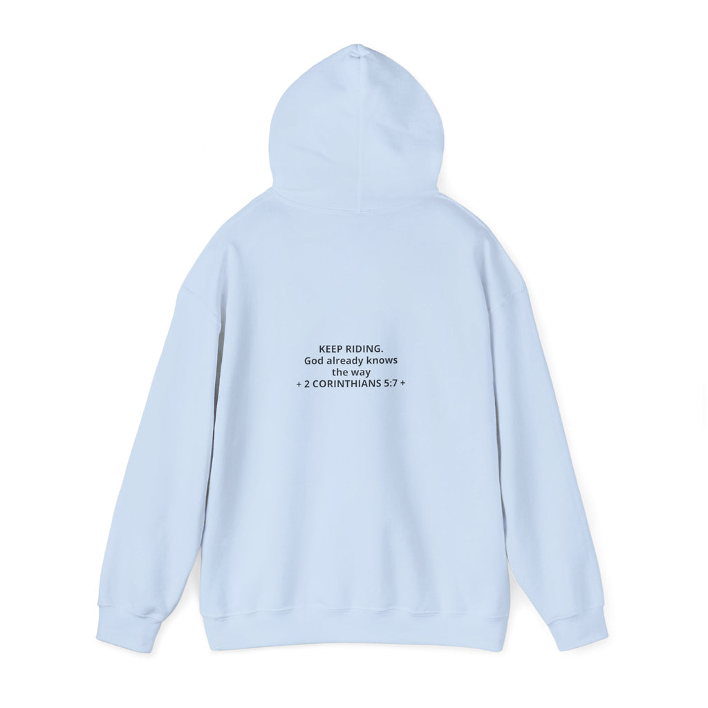 Faith Cowboy Hoodie — "Walk by Faith Not by Sight" Christian Western Sweatshirt
