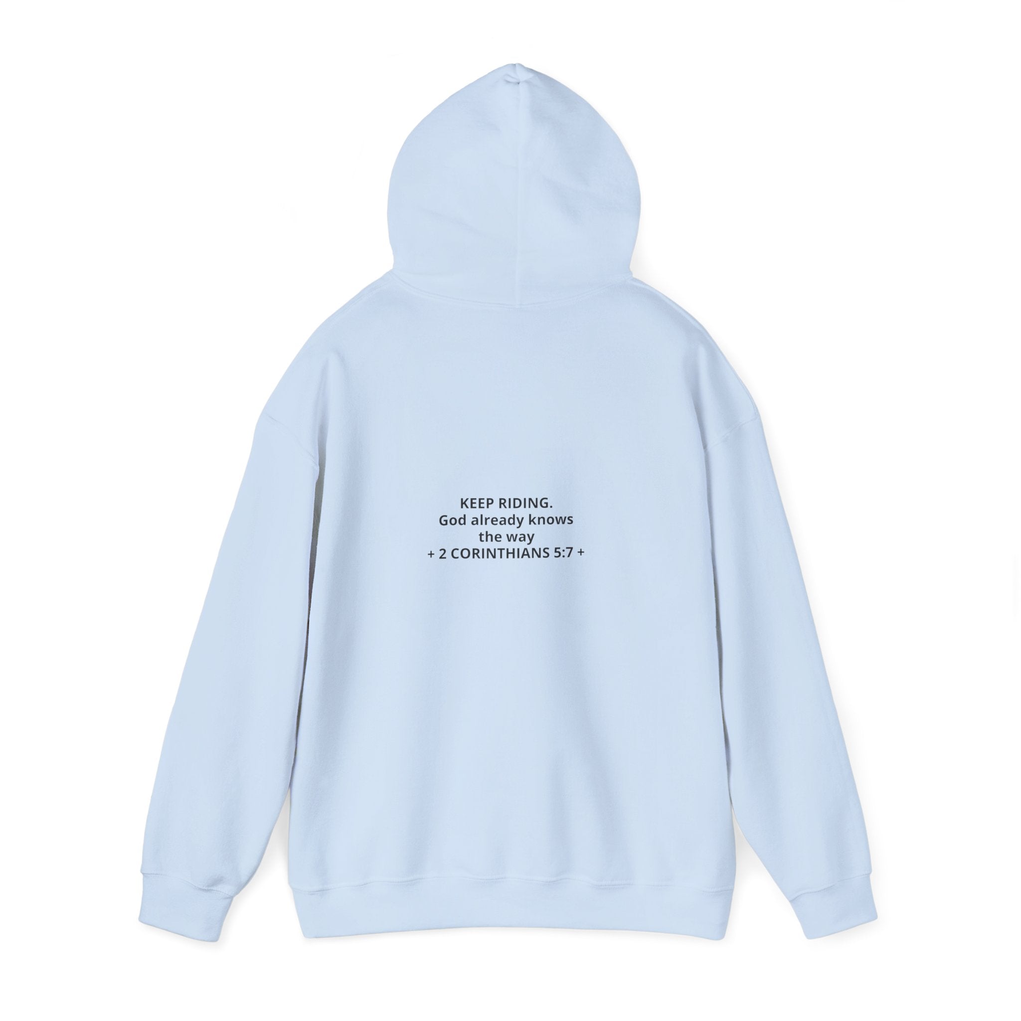 Faith Cowboy Hoodie — "Walk by Faith Not by Sight" Christian Western Sweatshirt