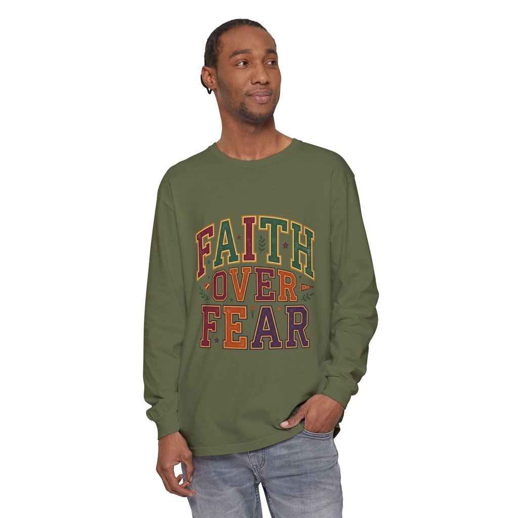 Faith Over Fear Long Sleeve Tee