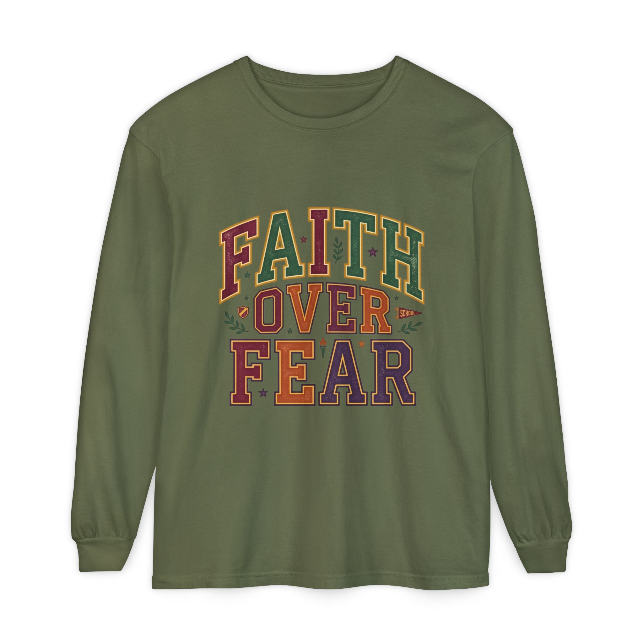 Faith Over Fear Long Sleeve Tee