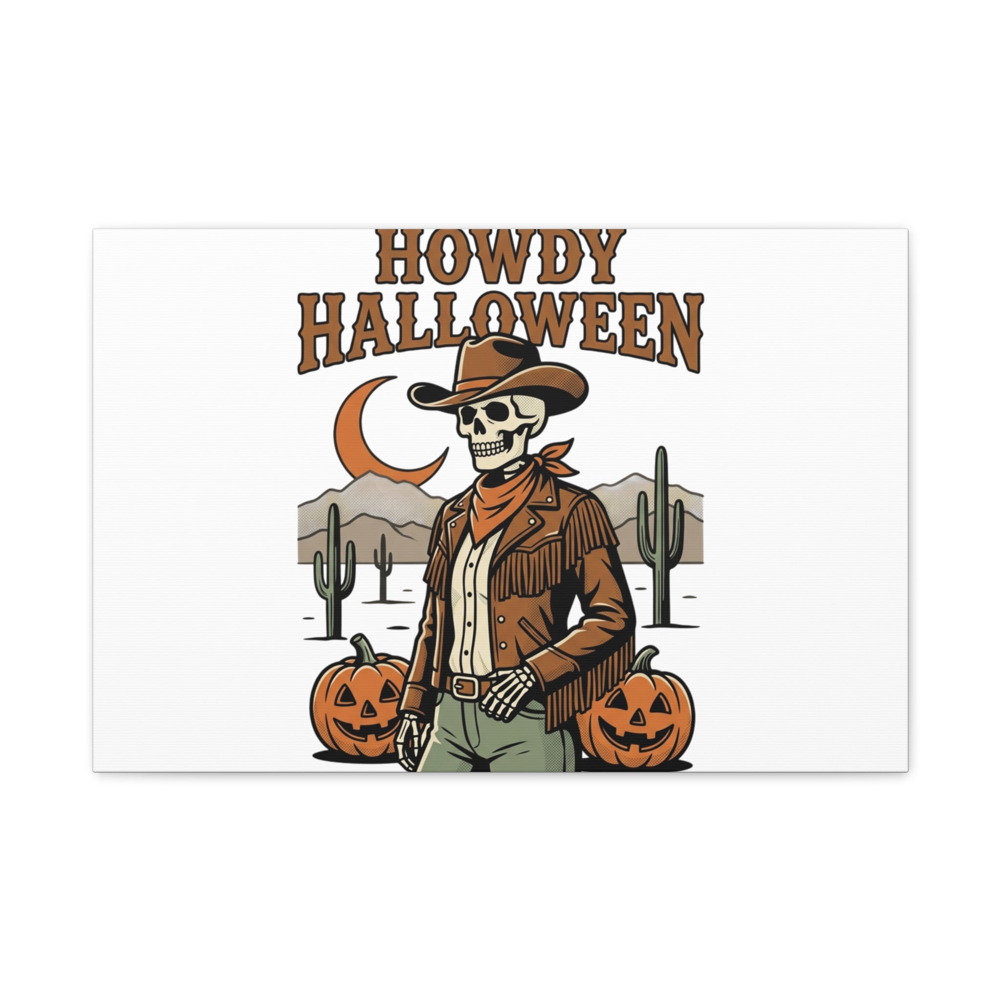 Howdy Halloween Canvas
