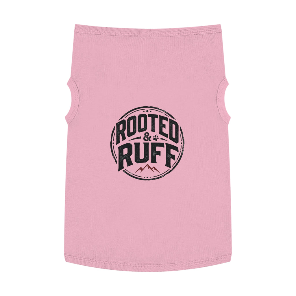 Rooftop Ruff Pet Tank Top - Mountain Logo Dog Shirt