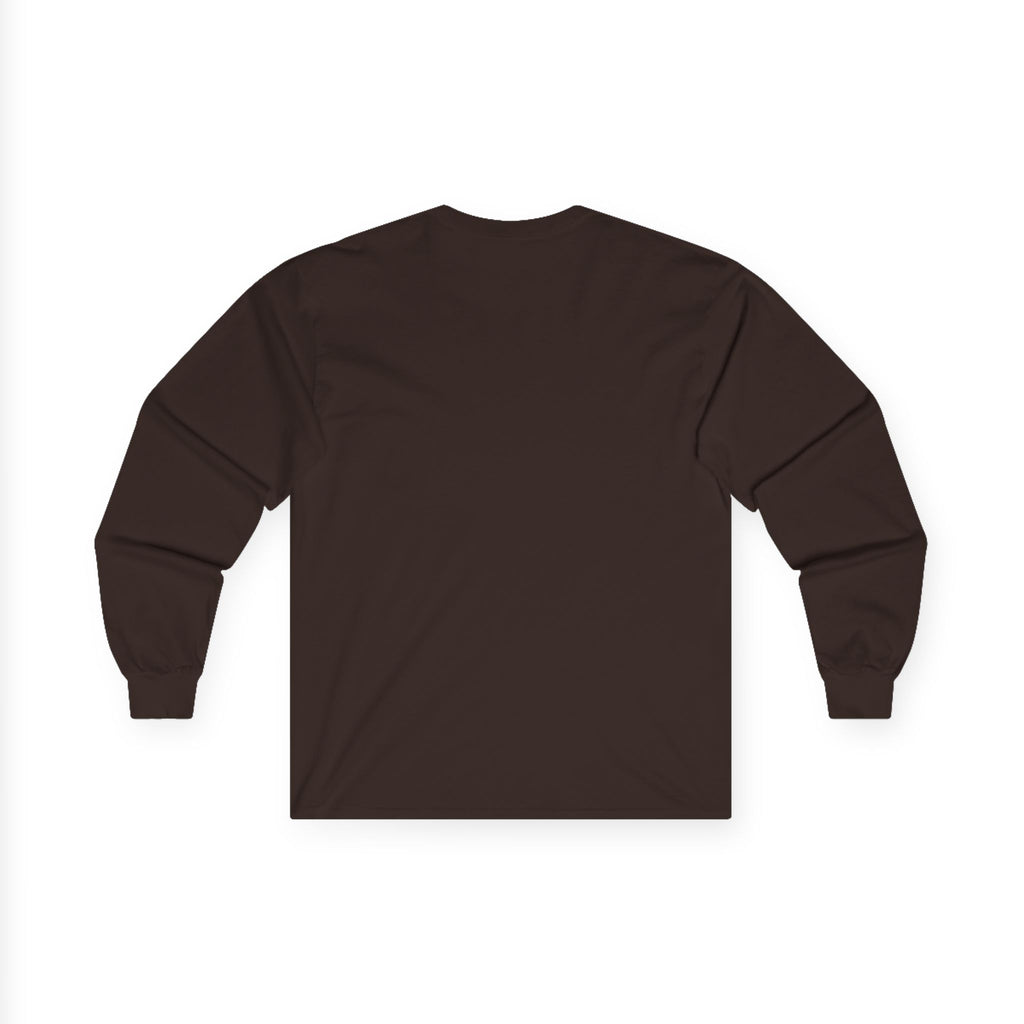 Rooted in the West Long Sleeve Tee — Vintage Steer Skull, Faith • Family • Freedom