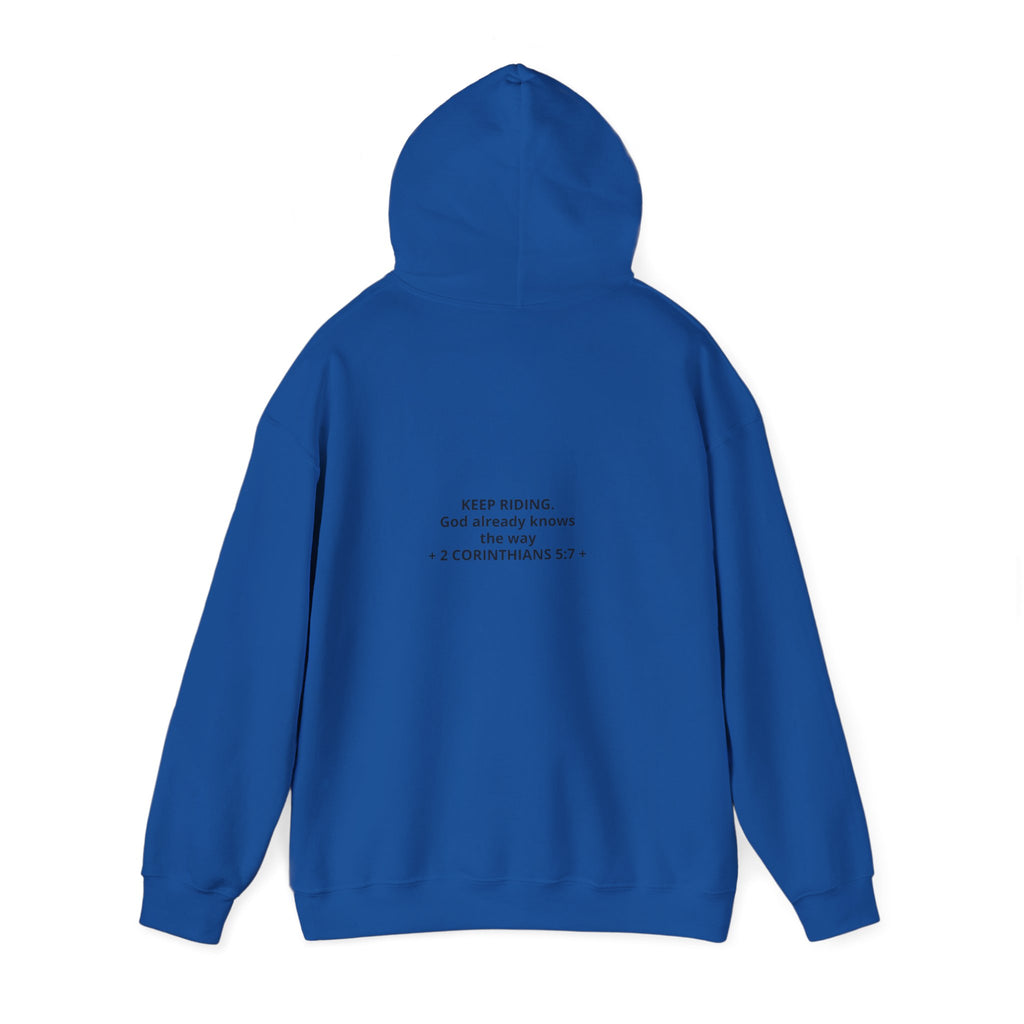 Faith Cowboy Hoodie — "Walk by Faith Not by Sight" Christian Western Sweatshirt
