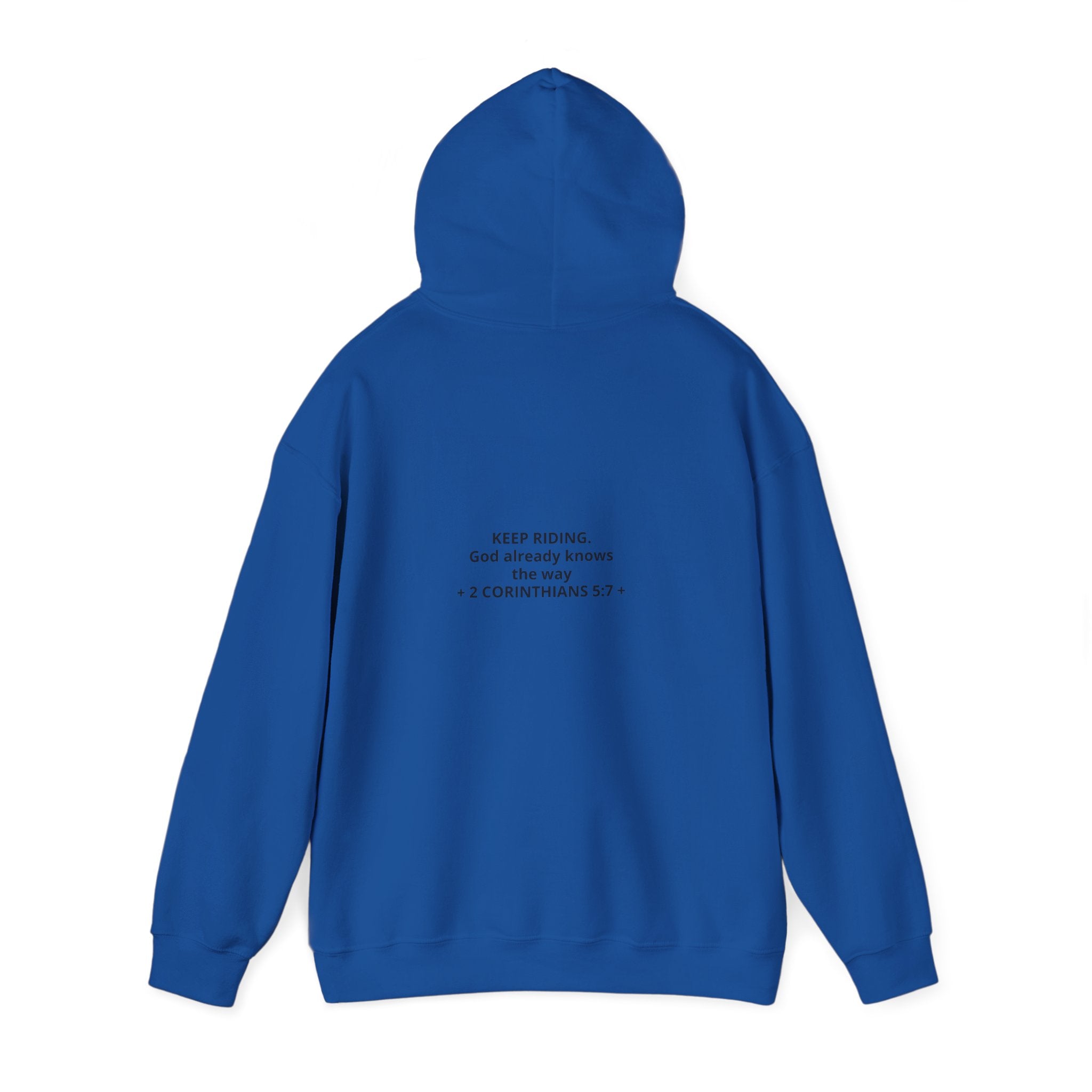 Faith Cowboy Hoodie — "Walk by Faith Not by Sight" Christian Western Sweatshirt