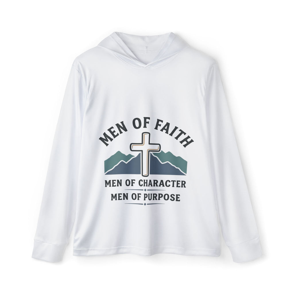 Men of Faith Hooded Sports Warmup - 'Men of Character, Men of Purpose'