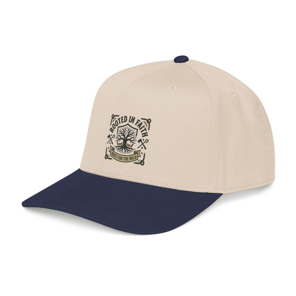 Rooted in Faith Baseball Cap — "Rooted for the World" Christian Trucker Hat