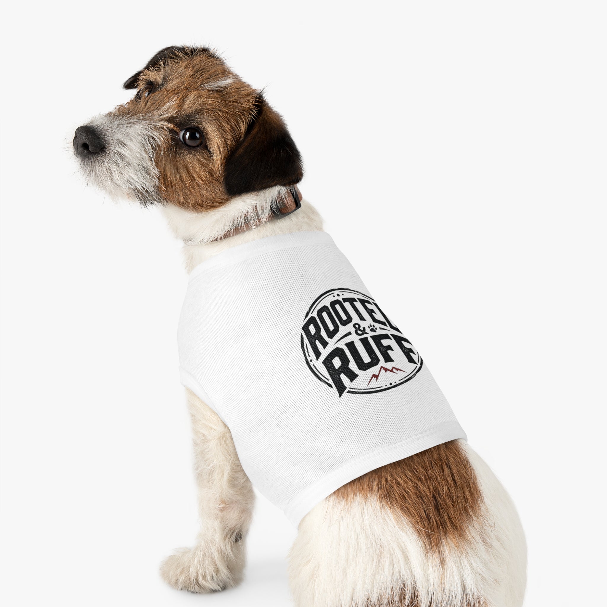 Rooftop Ruff Pet Tank Top - Mountain Logo Dog Shirt