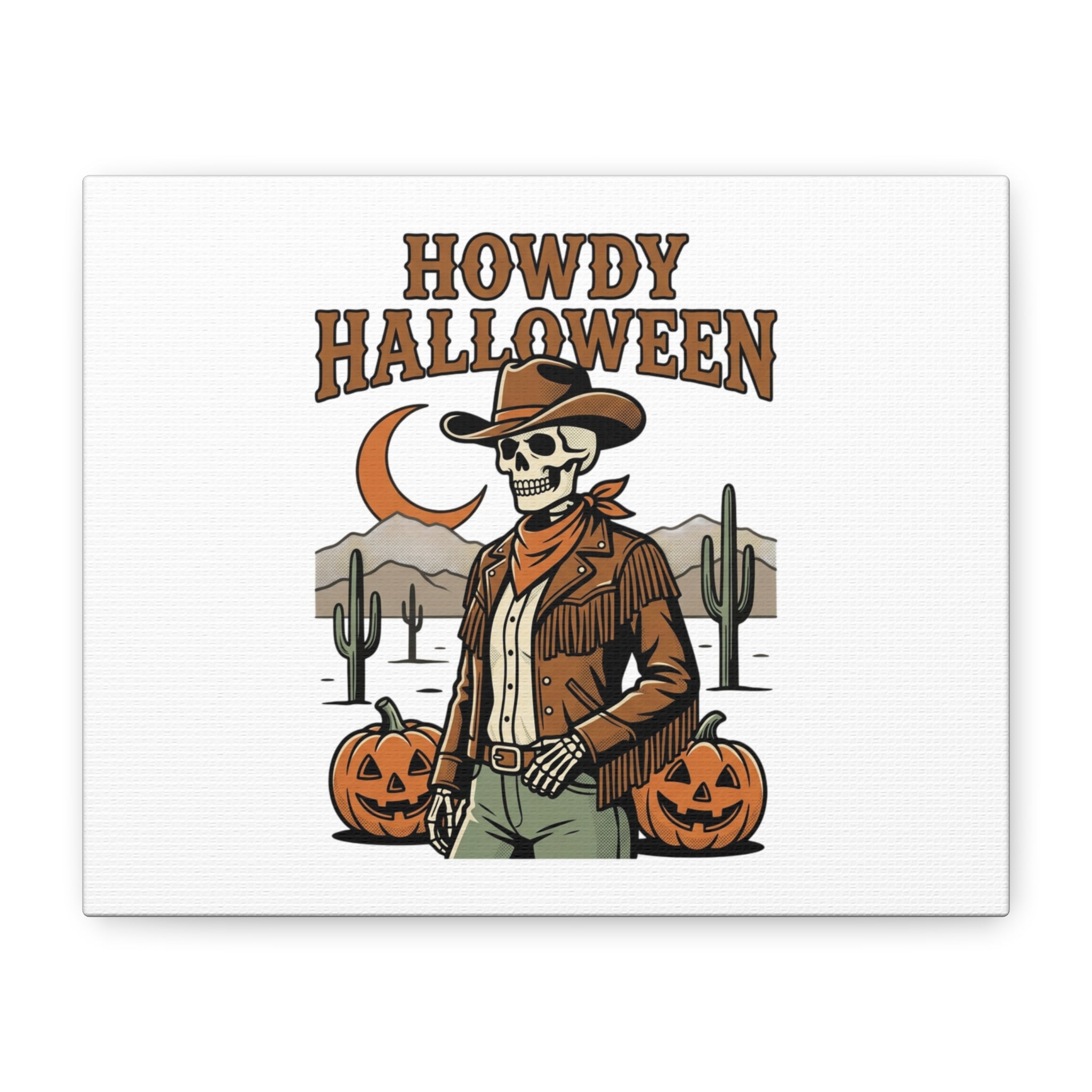 Howdy Halloween Canvas