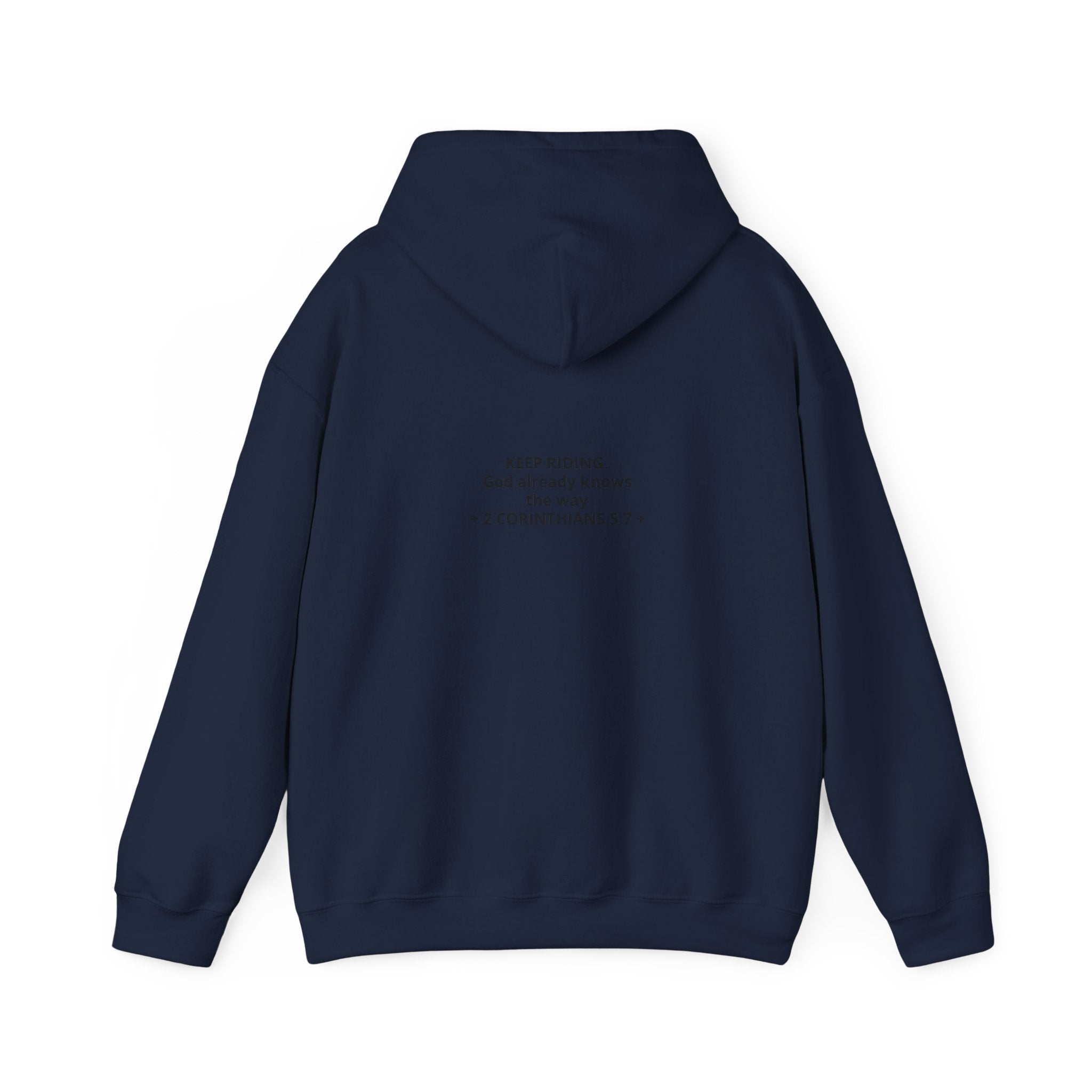 Faith Cowboy Hoodie — "Walk by Faith Not by Sight" Christian Western Sweatshirt