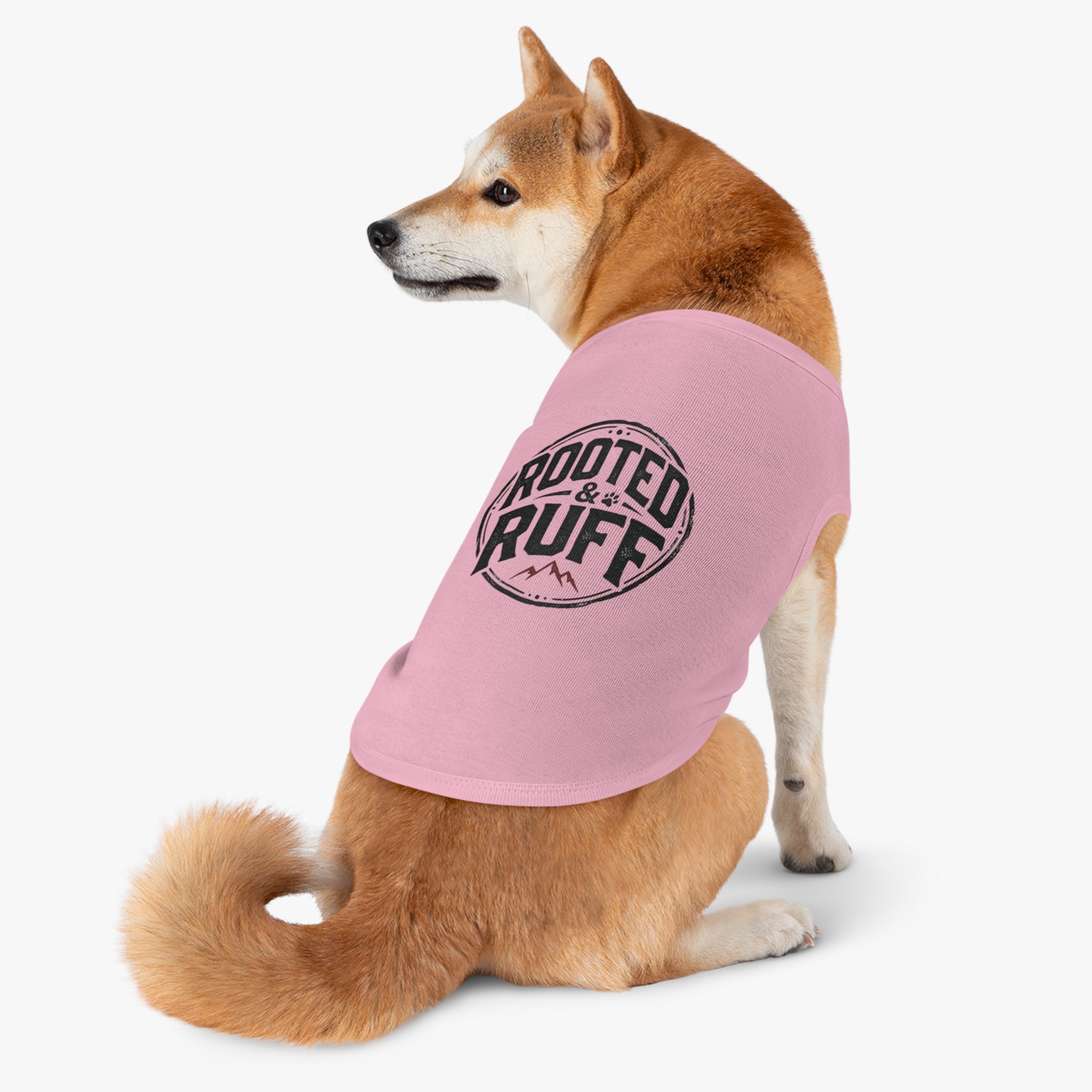 Rooftop Ruff Pet Tank Top - Mountain Logo Dog Shirt