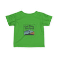 Infant Tee — "God Bless This Land" Mountain Cross Baby Shirt