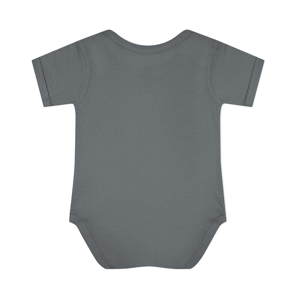 Infant Bodysuit - "Rooted in Faith" Cross Baby Onesie (Religious Newborn Gift)