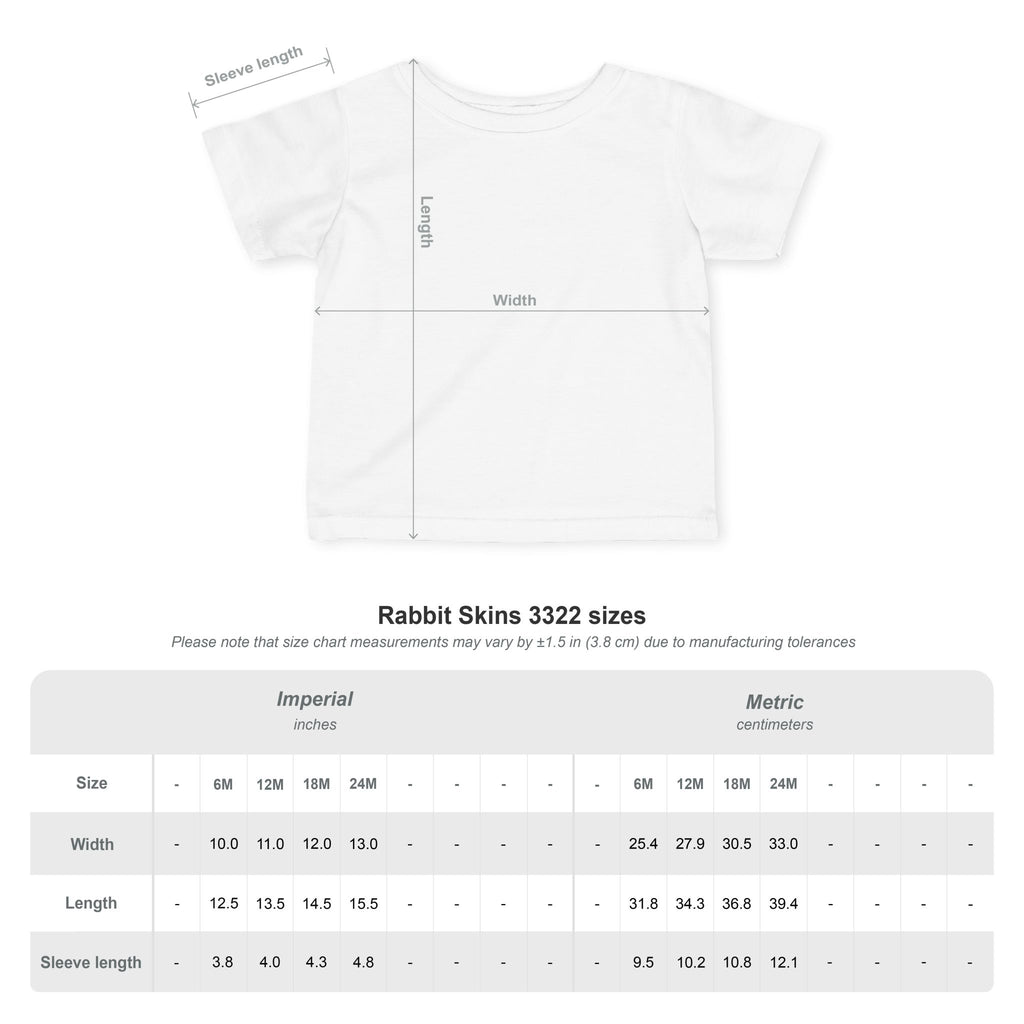 Infant Tee — "God Bless This Land" Mountain Cross Baby Shirt