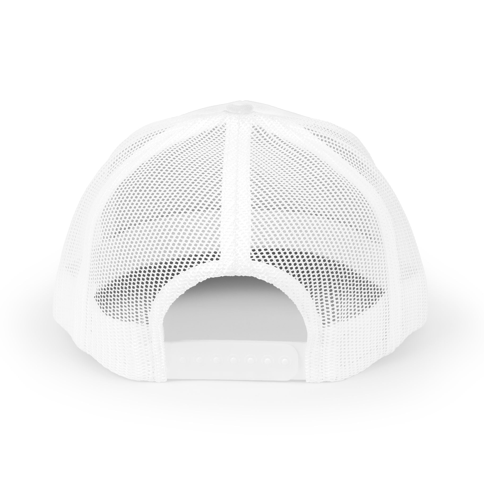 Retro Trucker Hat — Vintage 'WR' Logo Mesh Cap