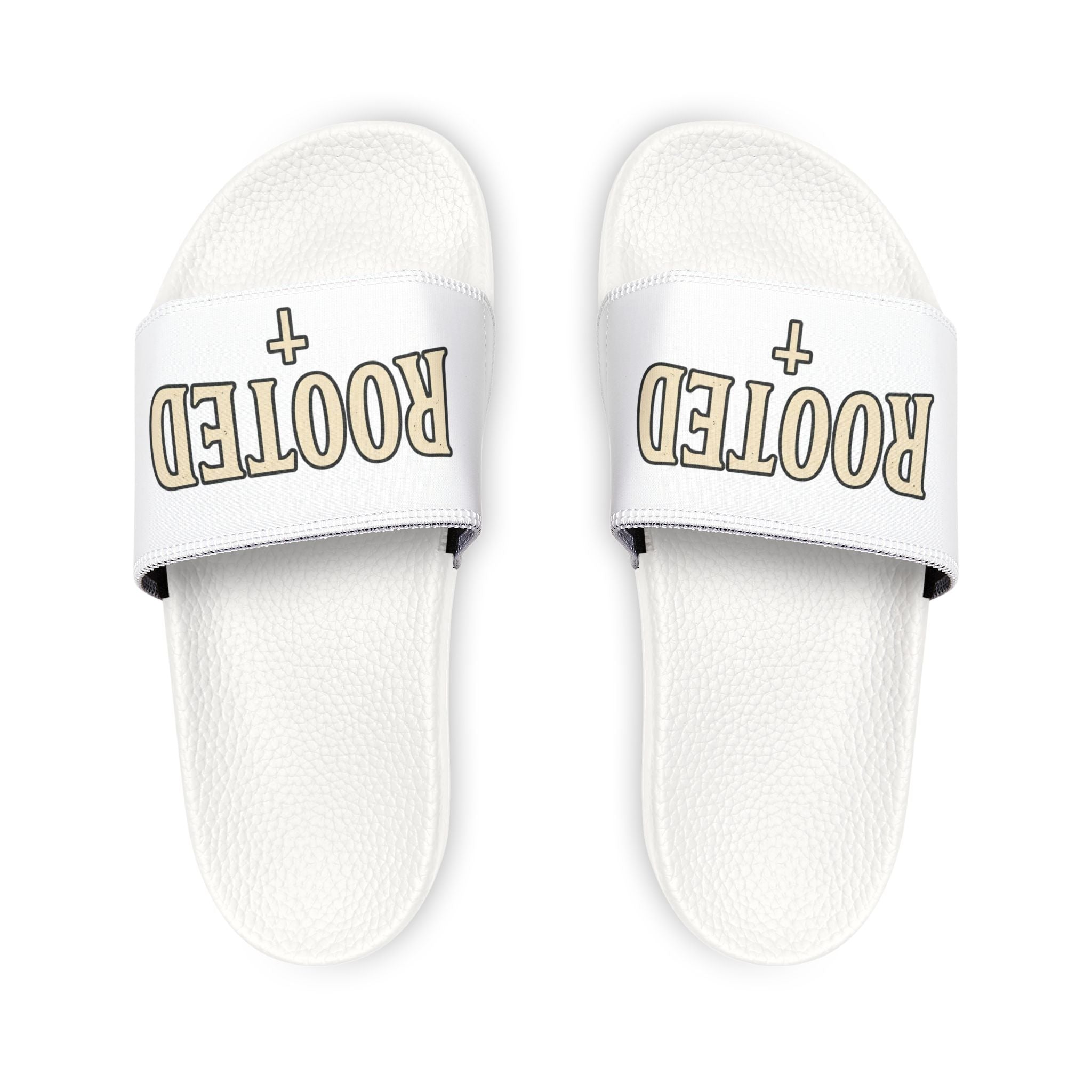 Rooted Slide Sandals — Men’s Removable-Strap Pool Slides