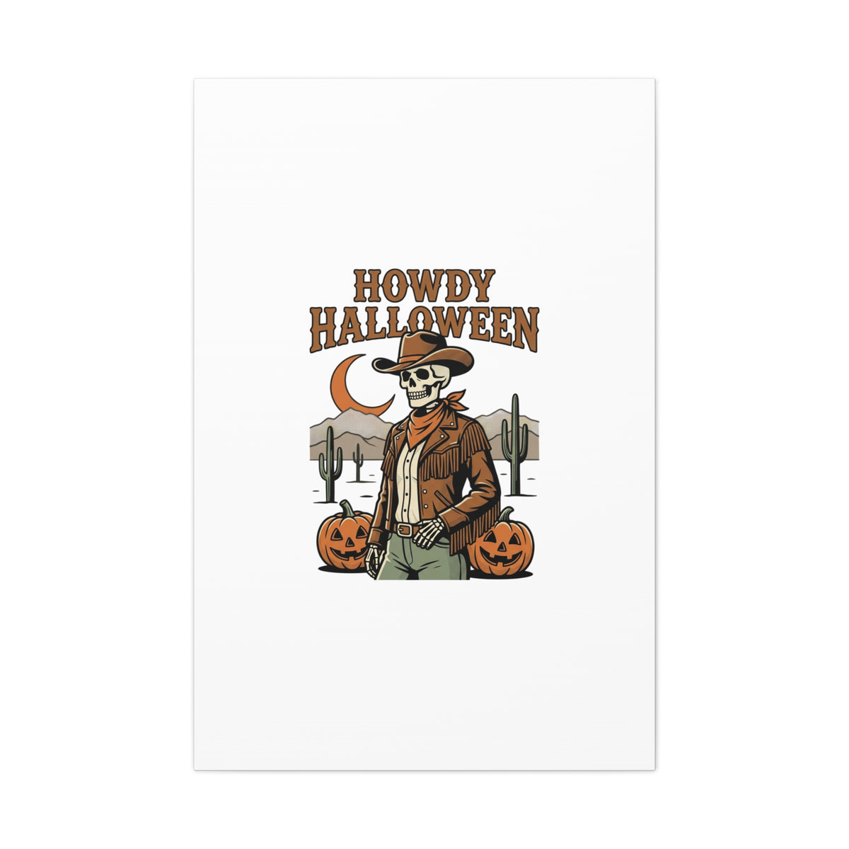 Howdy Halloween Canvas