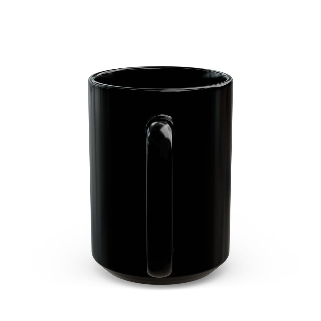 She Is Rooted In Christ Black Coffee Mug — Inspirational Christian Gift (11oz/15oz)