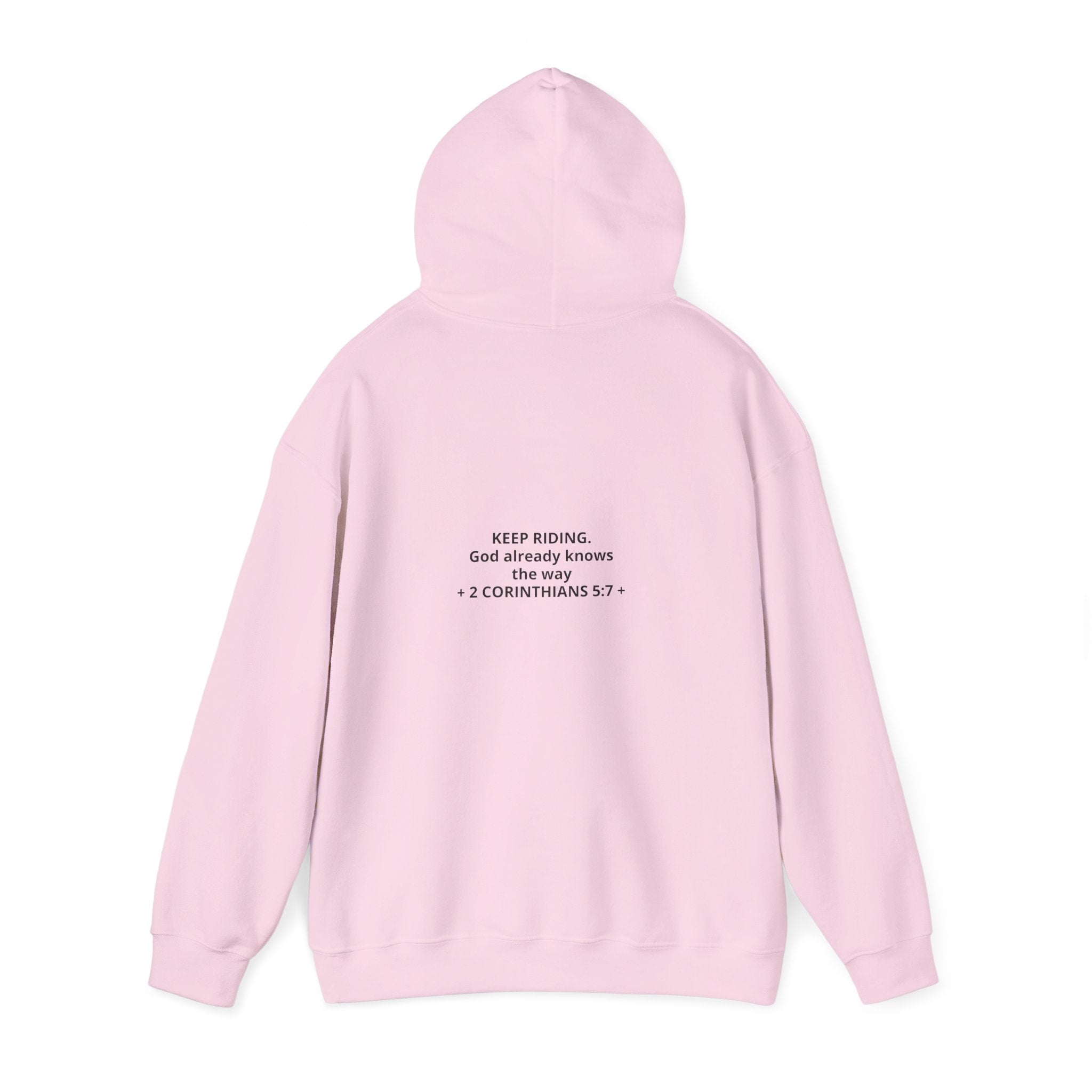 Faith Cowboy Hoodie — "Walk by Faith Not by Sight" Christian Western Sweatshirt