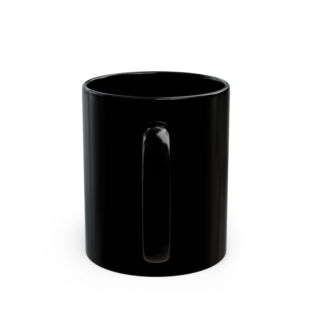 She Is Rooted In Christ Black Coffee Mug — Inspirational Christian Gift (11oz/15oz)