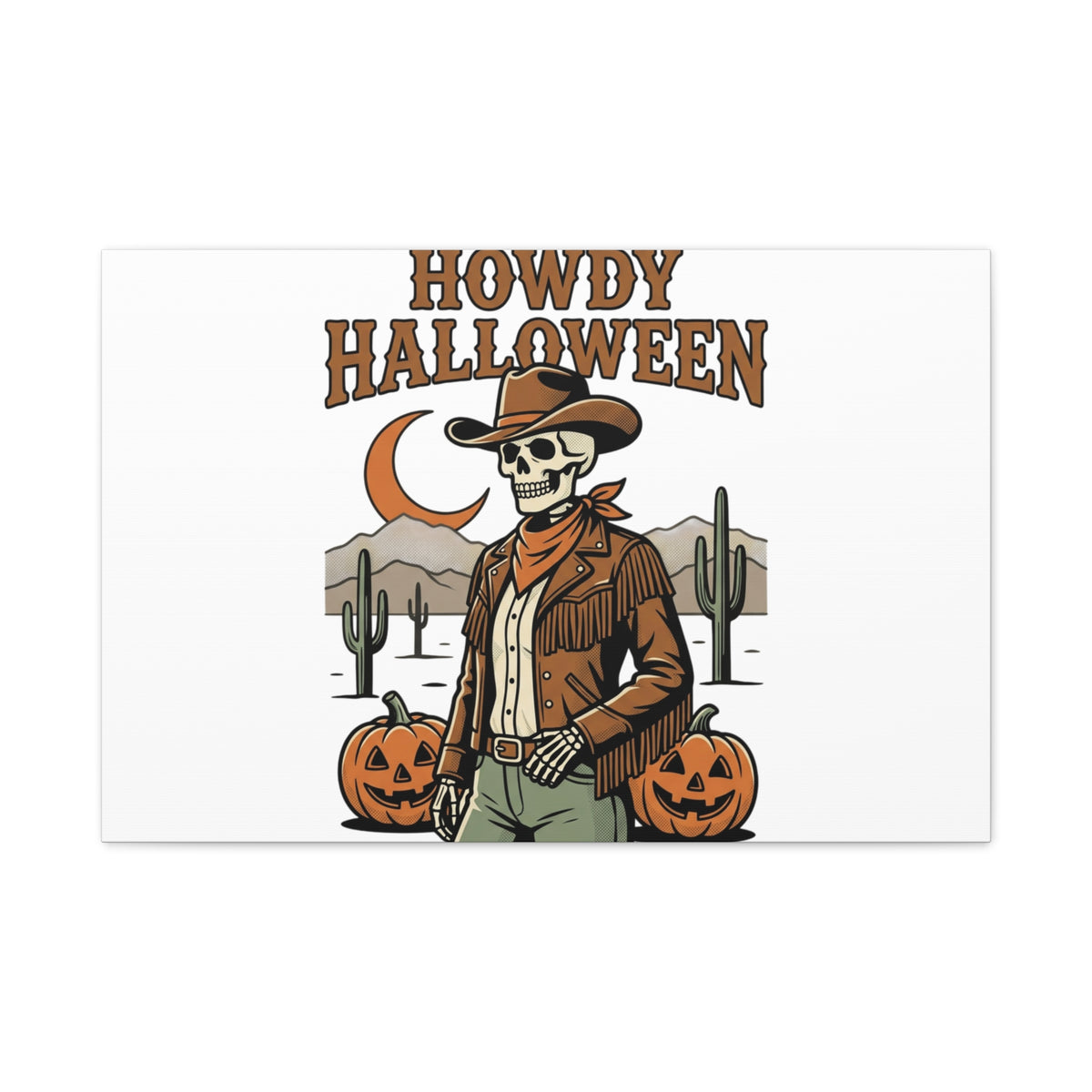 Howdy Halloween Canvas