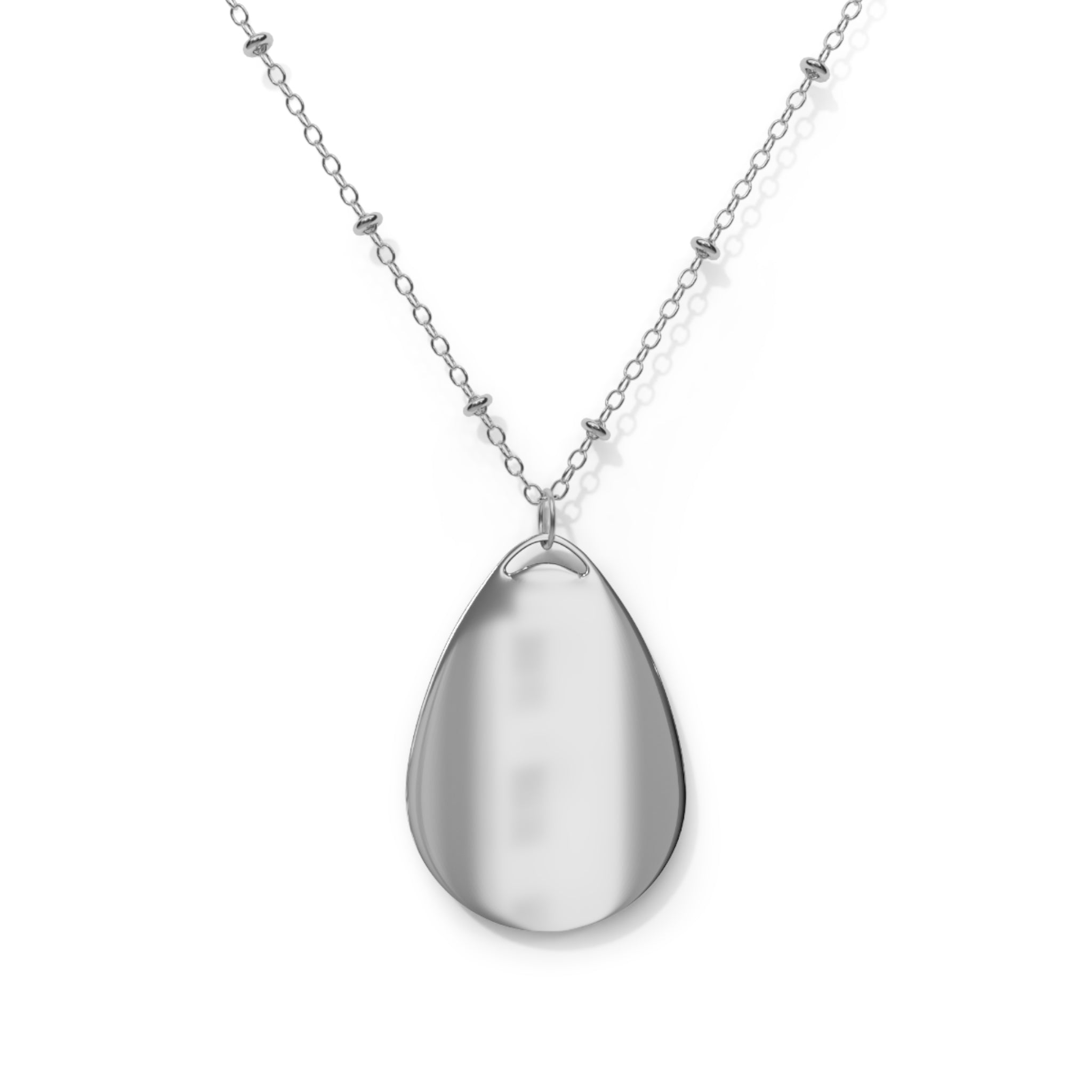 Wildly Rooted Oval Necklace — Cowboy Hat Inspirational Pendant