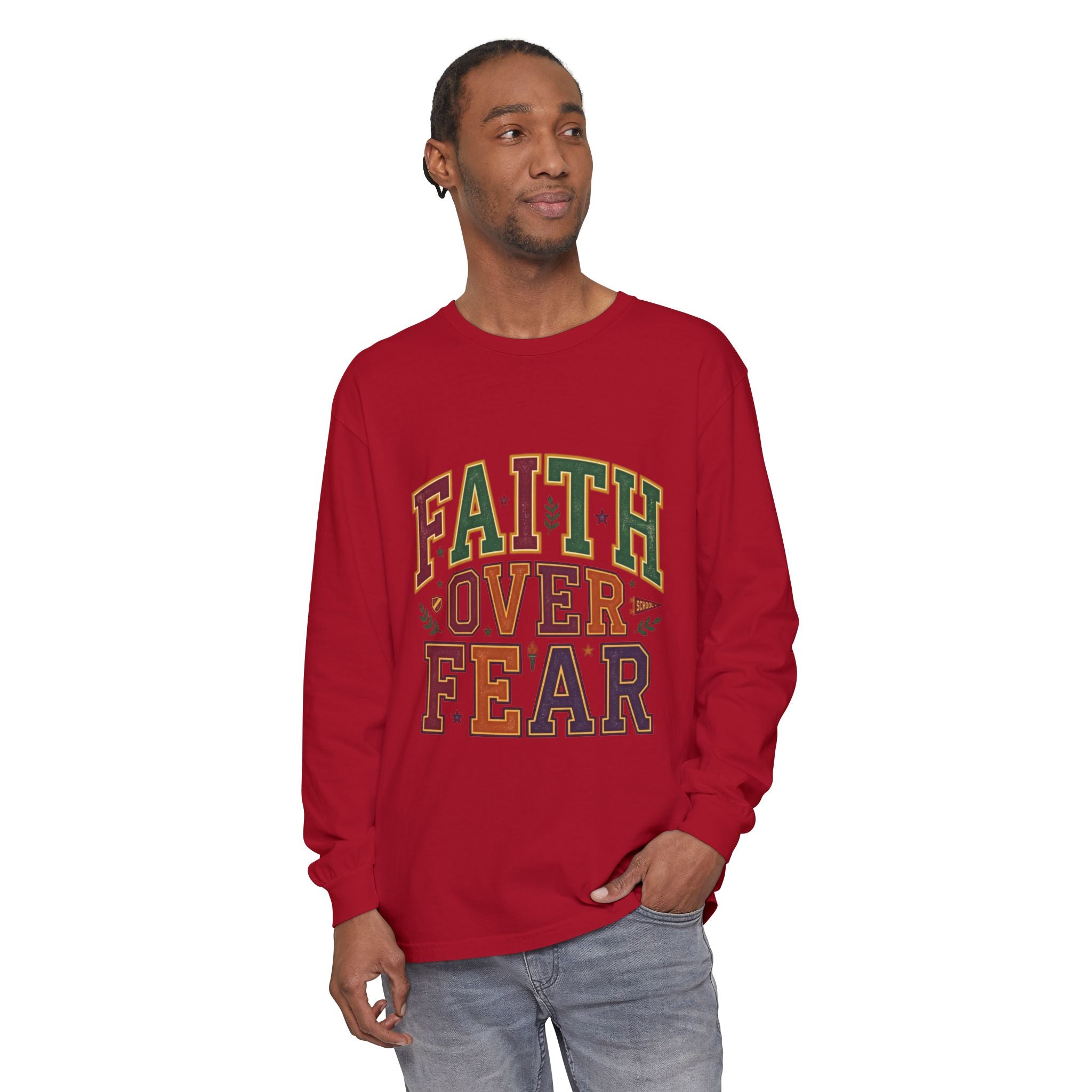Faith Over Fear Long Sleeve Tee
