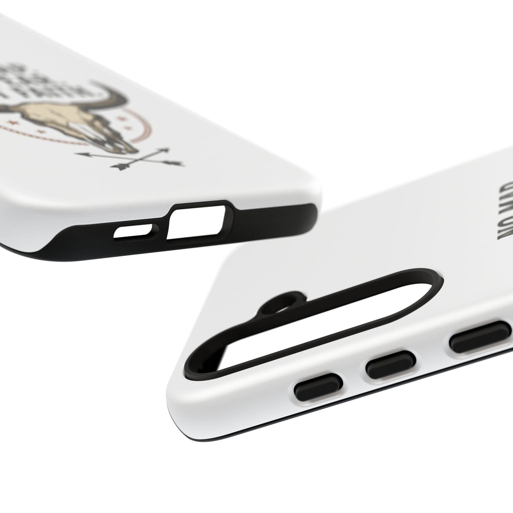 Phone Case — "No Map. No Fear. Just Faith." Skull Design