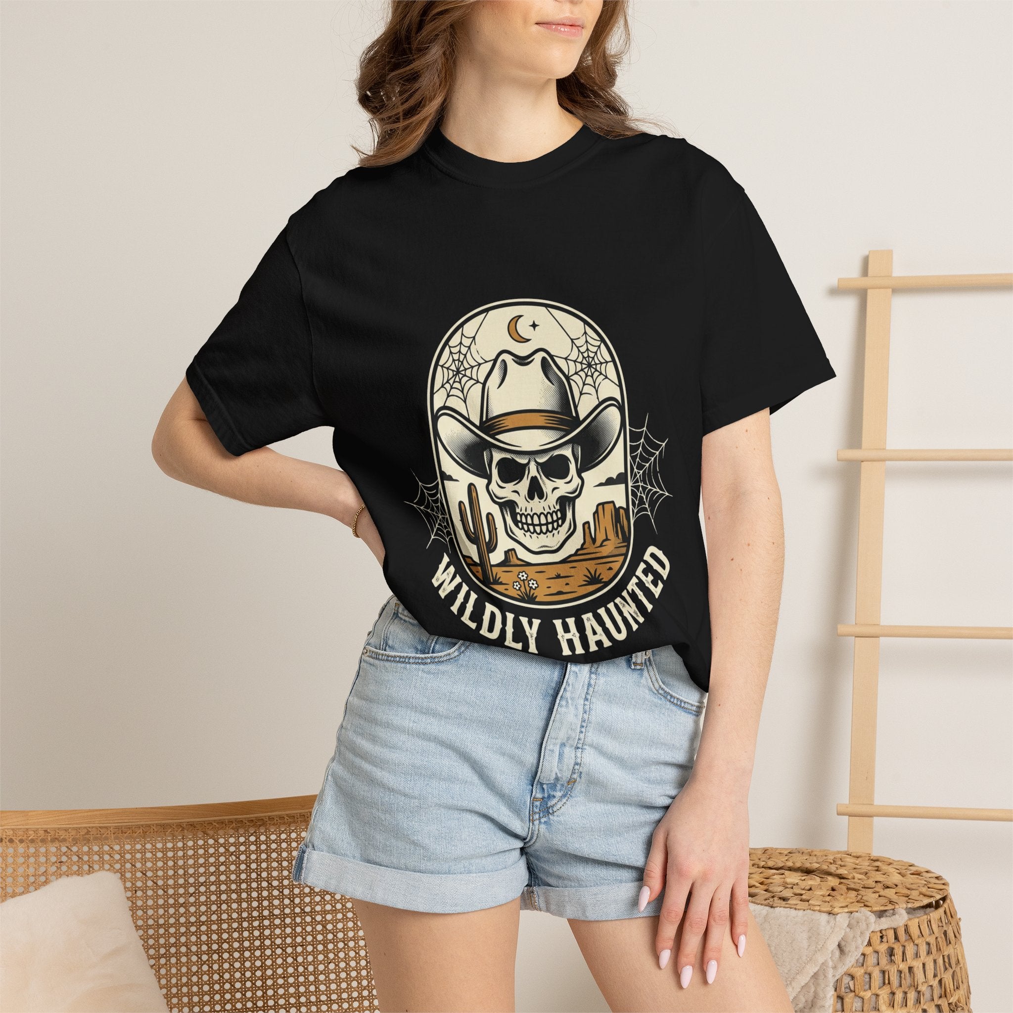 Skull Cowboy T-Shirt — Wildly Haunted Western Graphic Tee