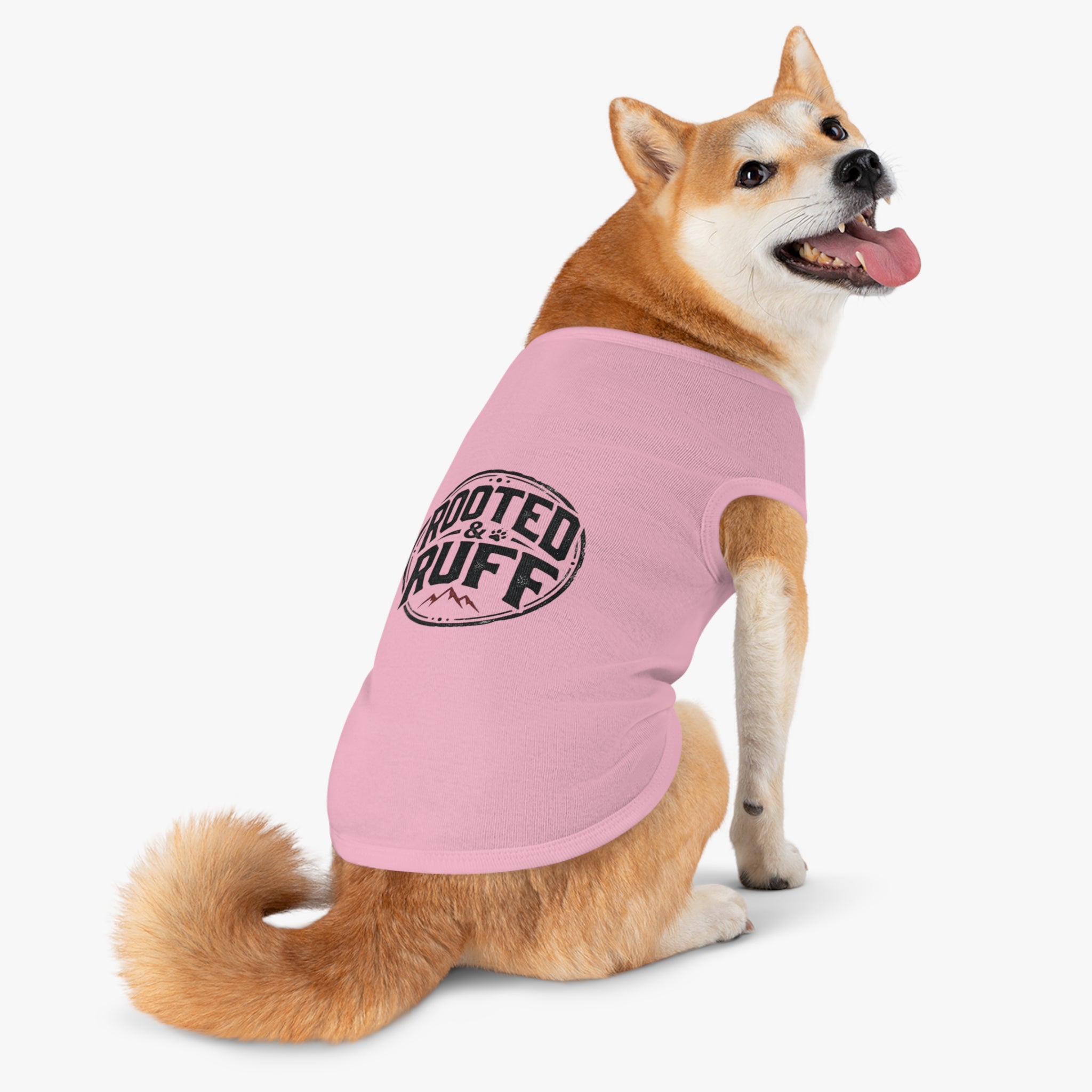 Rooftop Ruff Pet Tank Top - Mountain Logo Dog Shirt
