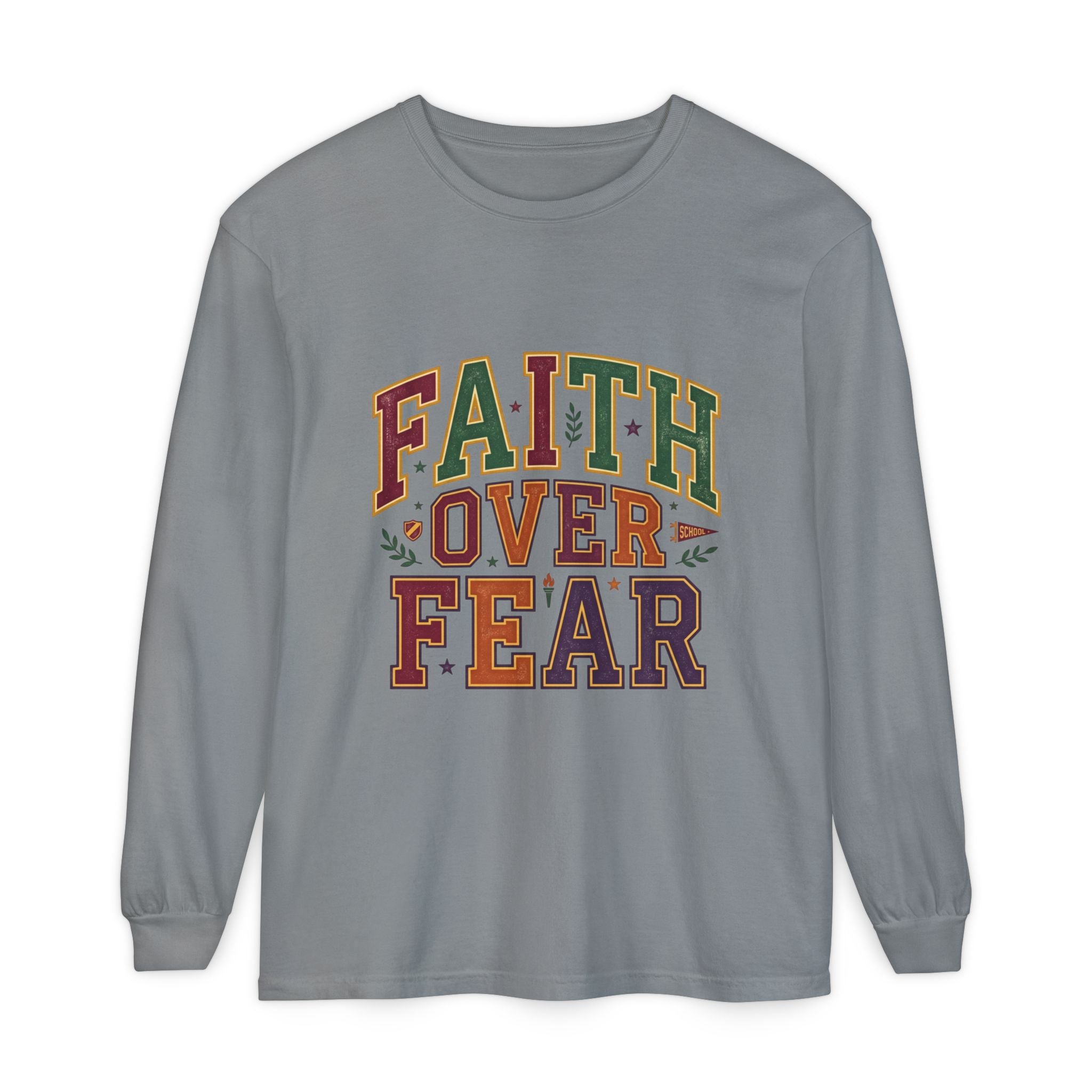 Faith Over Fear Long Sleeve Tee