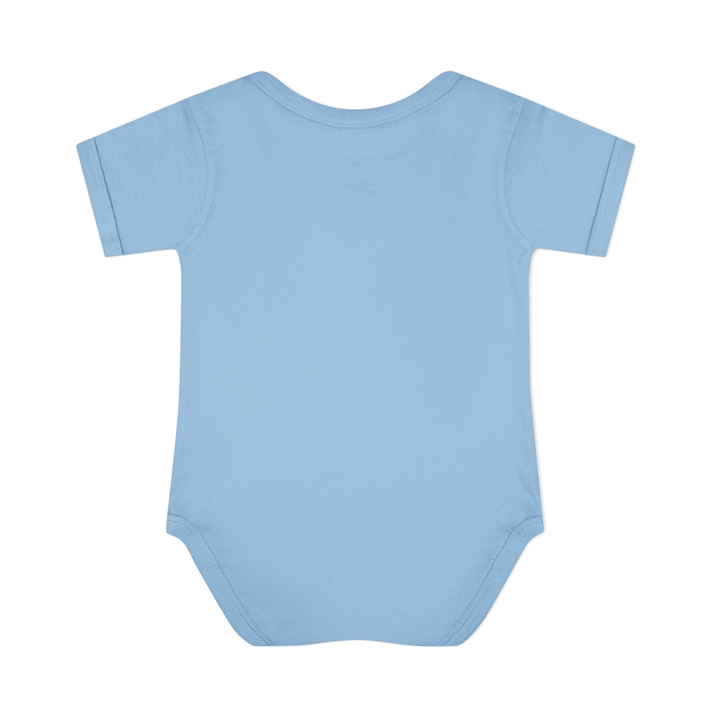 Infant Bodysuit - "Rooted in Faith" Cross Baby Onesie (Religious Newborn Gift)