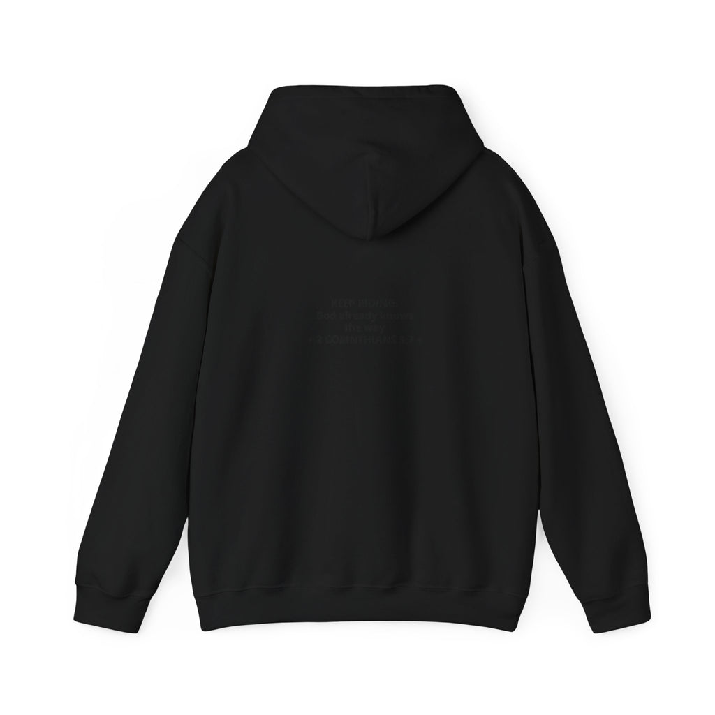 Faith Cowboy Hoodie — "Walk by Faith Not by Sight" Christian Western Sweatshirt