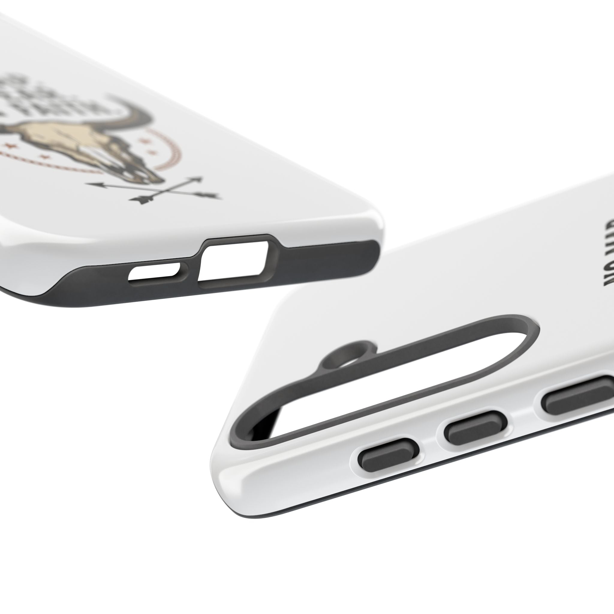 Phone Case — "No Map. No Fear. Just Faith." Skull Design