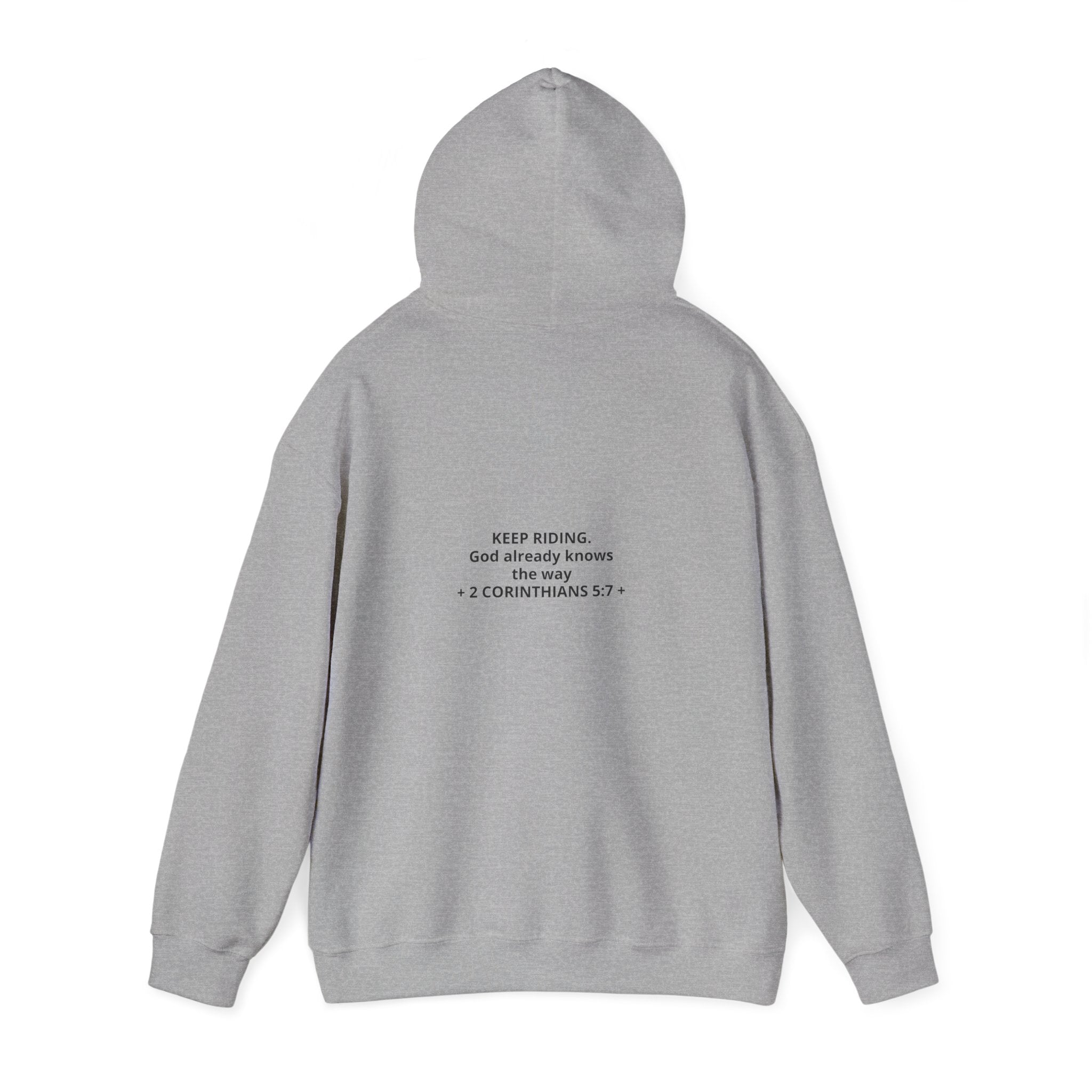 Faith Cowboy Hoodie — "Walk by Faith Not by Sight" Christian Western Sweatshirt