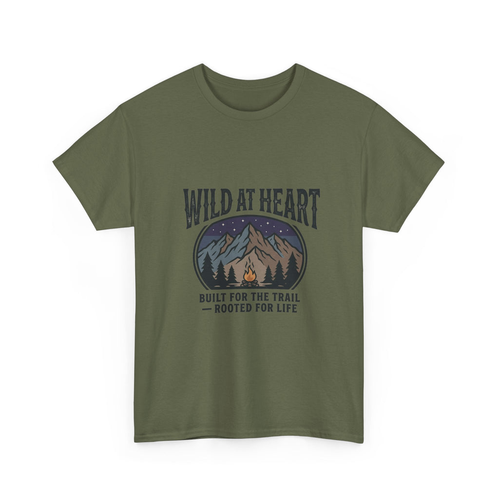 Wild at Heart Mountain T-Shirt — "Built for the Trail, Rooted for Life"
