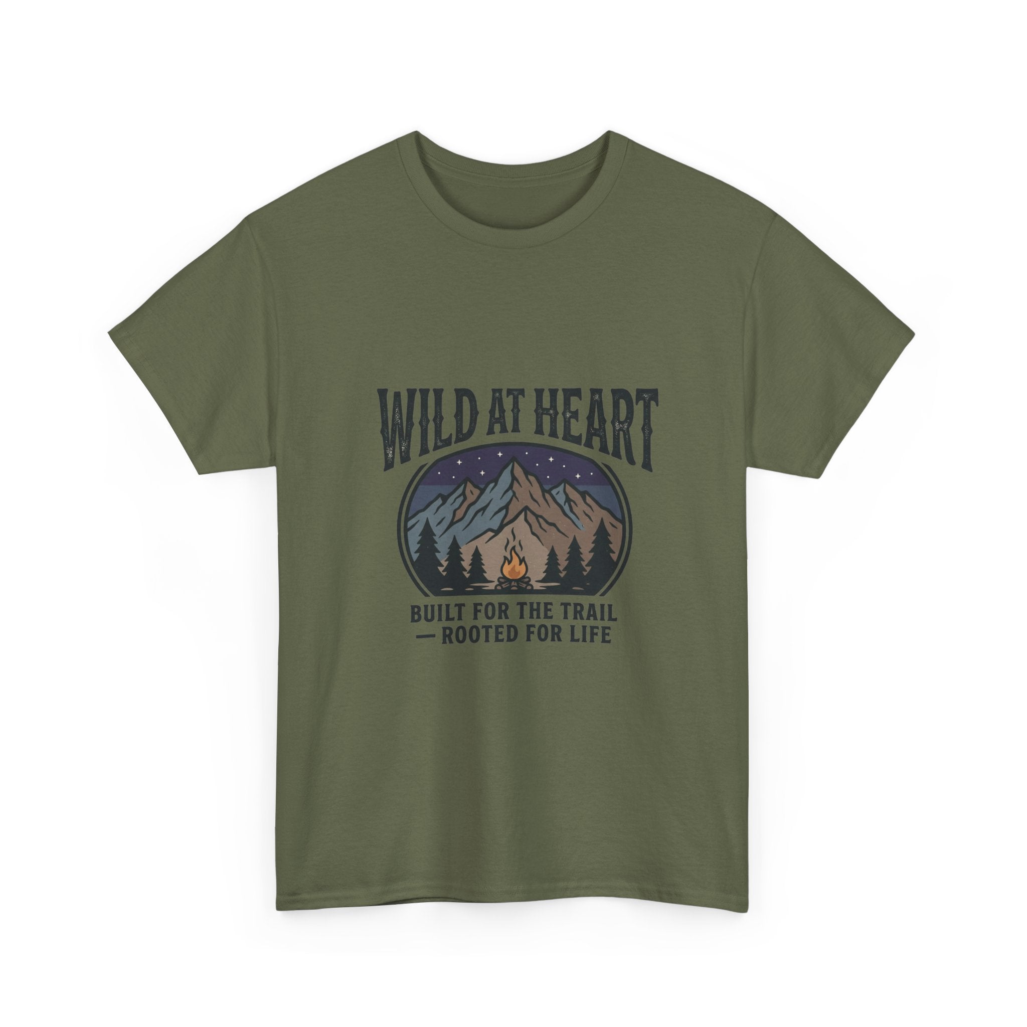 Wild at Heart Mountain T-Shirt — "Built for the Trail, Rooted for Life"