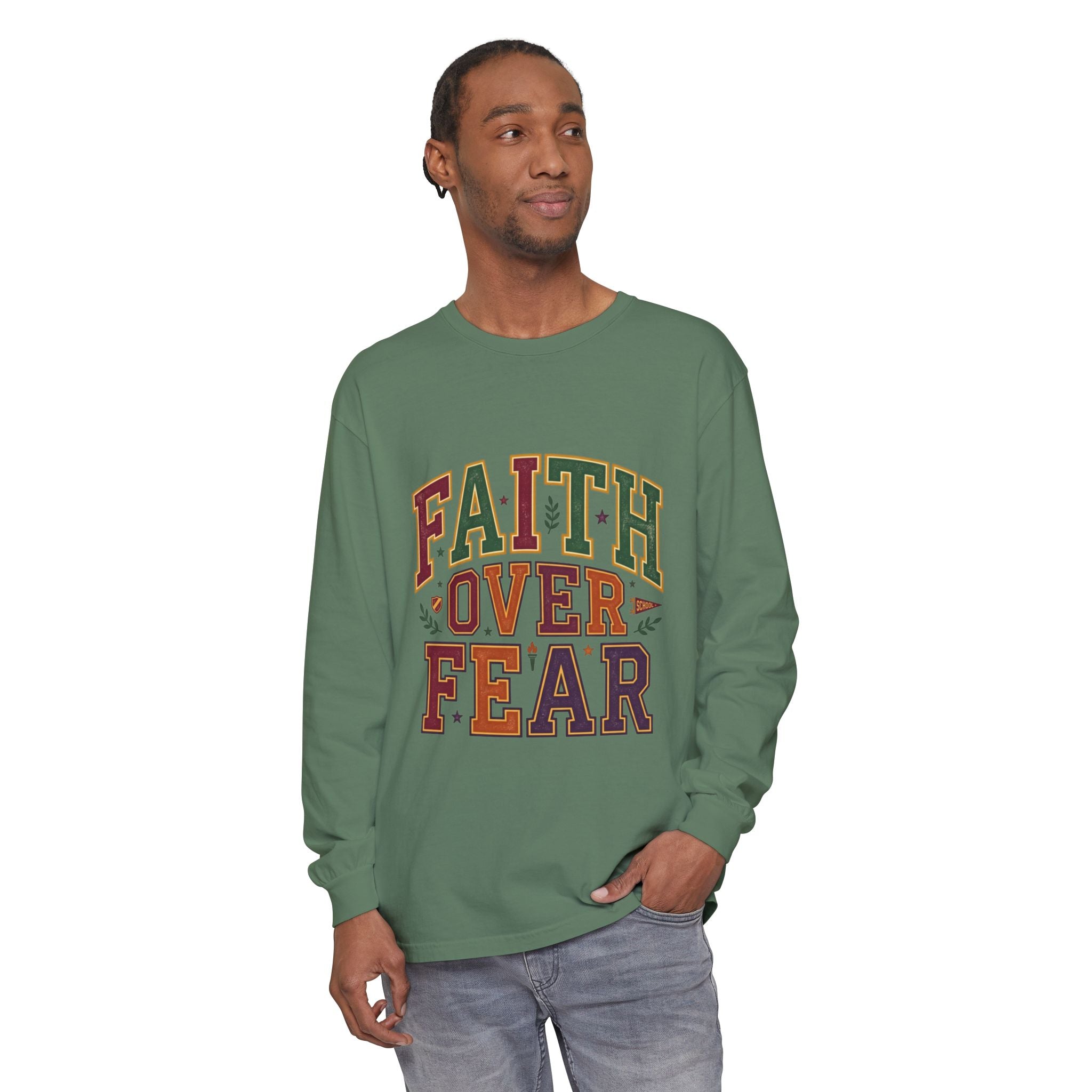 Faith Over Fear Long Sleeve Tee