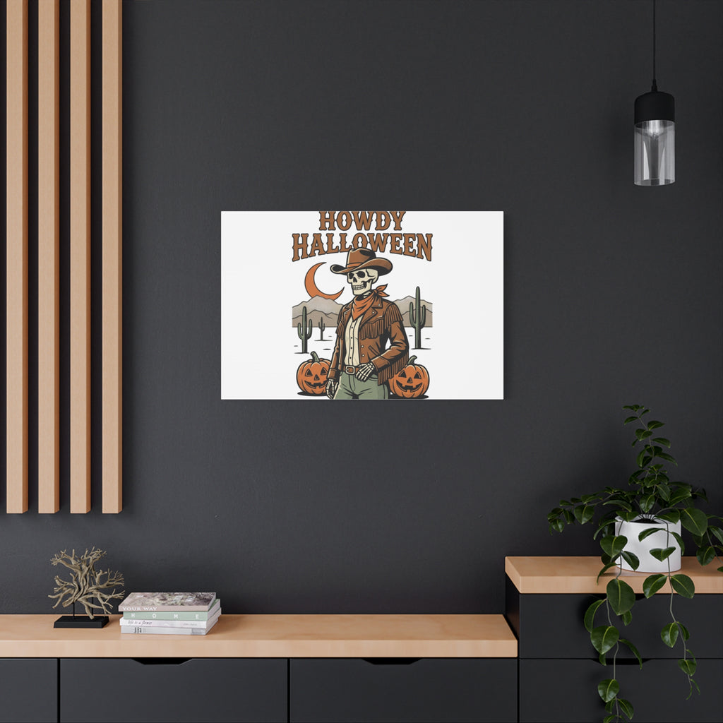 Howdy Halloween Canvas