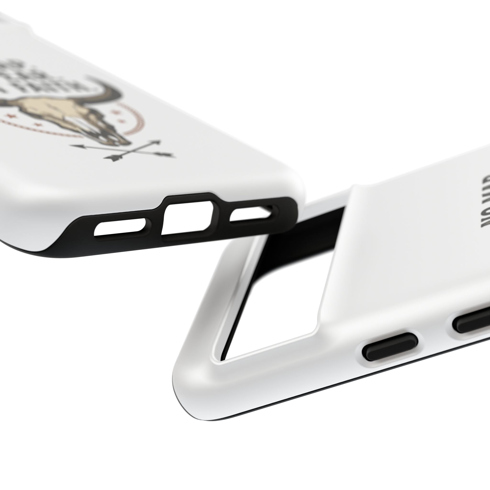 Phone Case — "No Map. No Fear. Just Faith." Skull Design