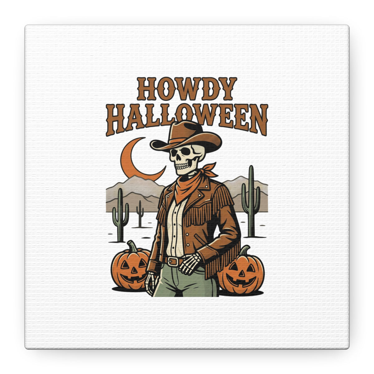 Howdy Halloween Canvas