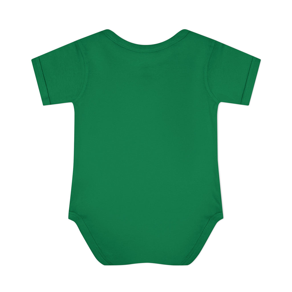 Infant Bodysuit - "Rooted in Faith" Cross Baby Onesie (Religious Newborn Gift)