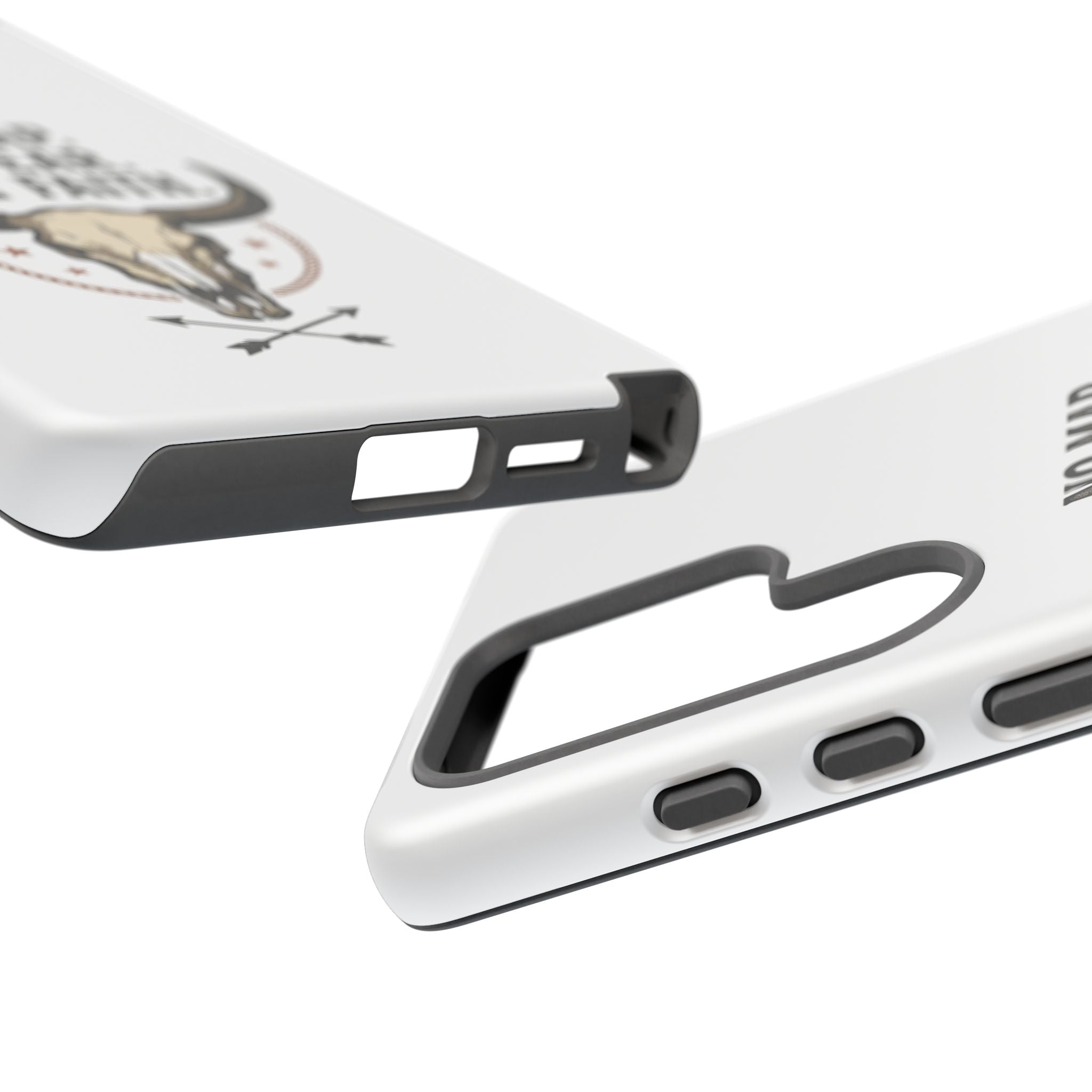 Phone Case — "No Map. No Fear. Just Faith." Skull Design