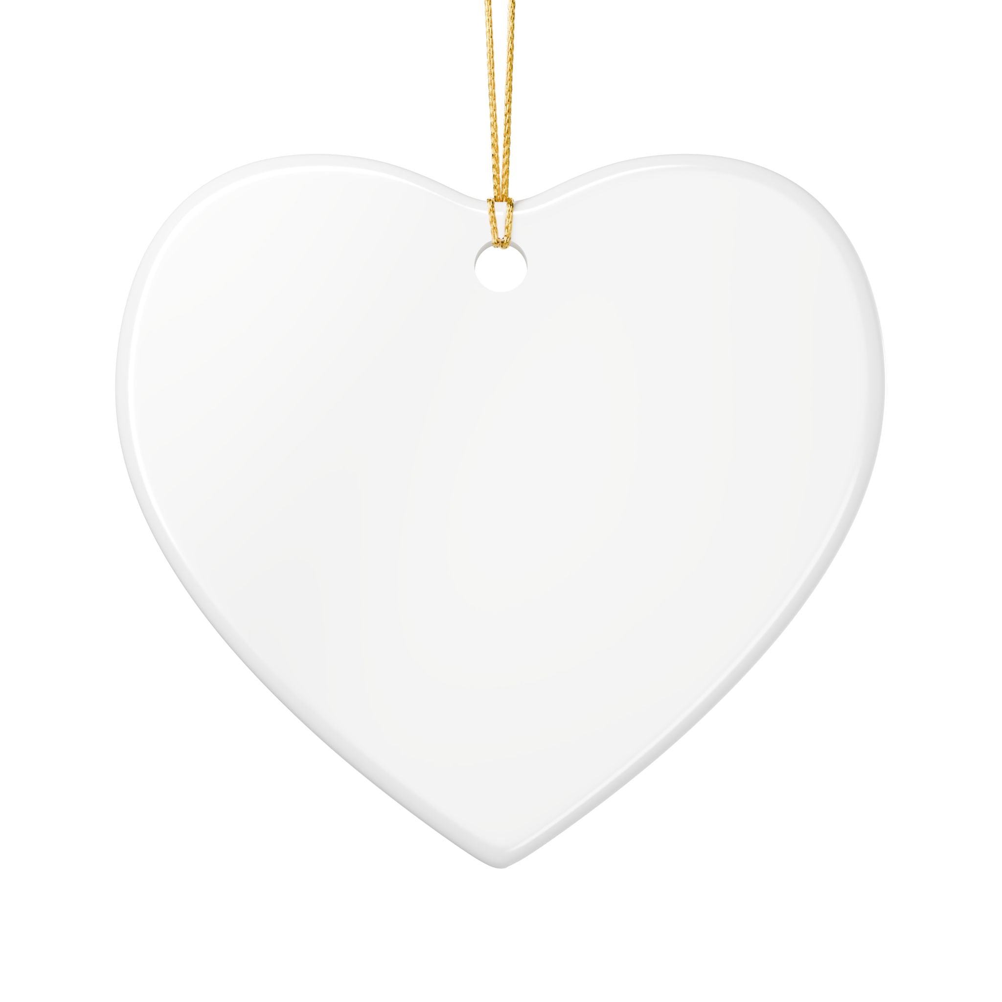 Heart Ceramic Ornament - “Home Is Where The Roots Grow” Floral Keepsake