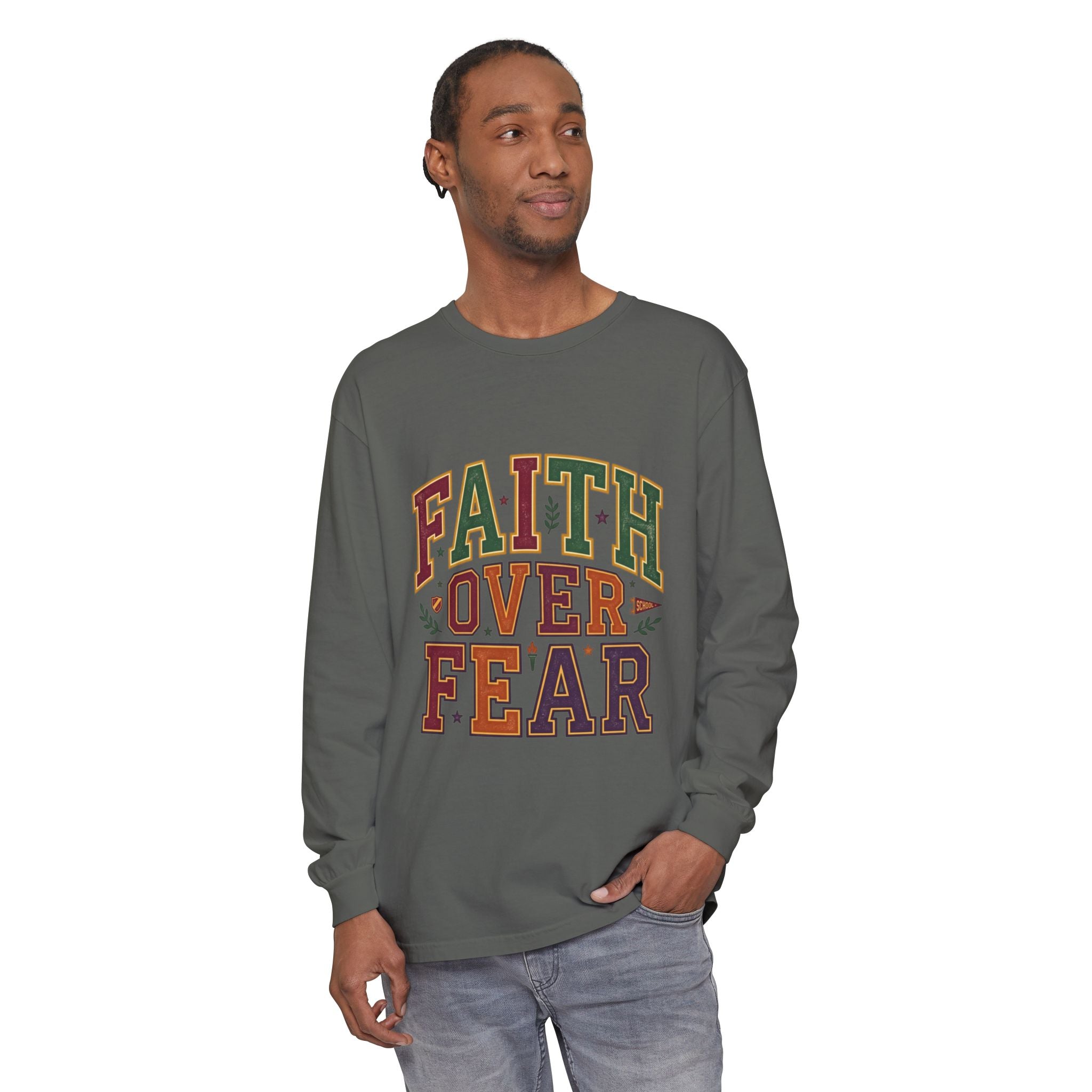 Faith Over Fear Long Sleeve Tee