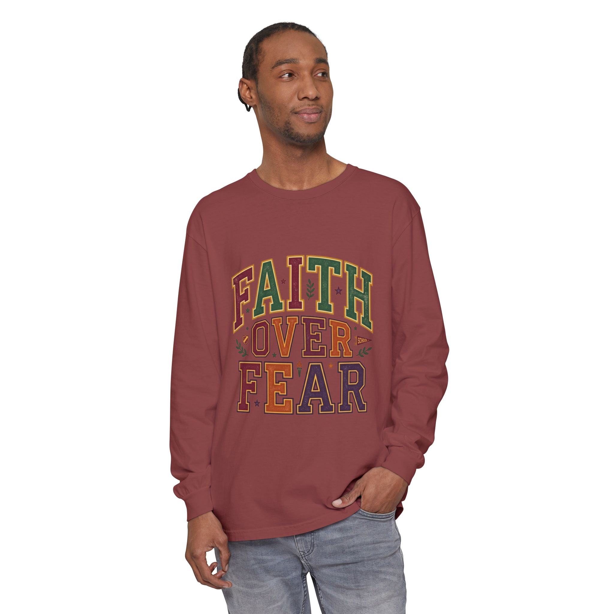 Faith Over Fear Long Sleeve Tee