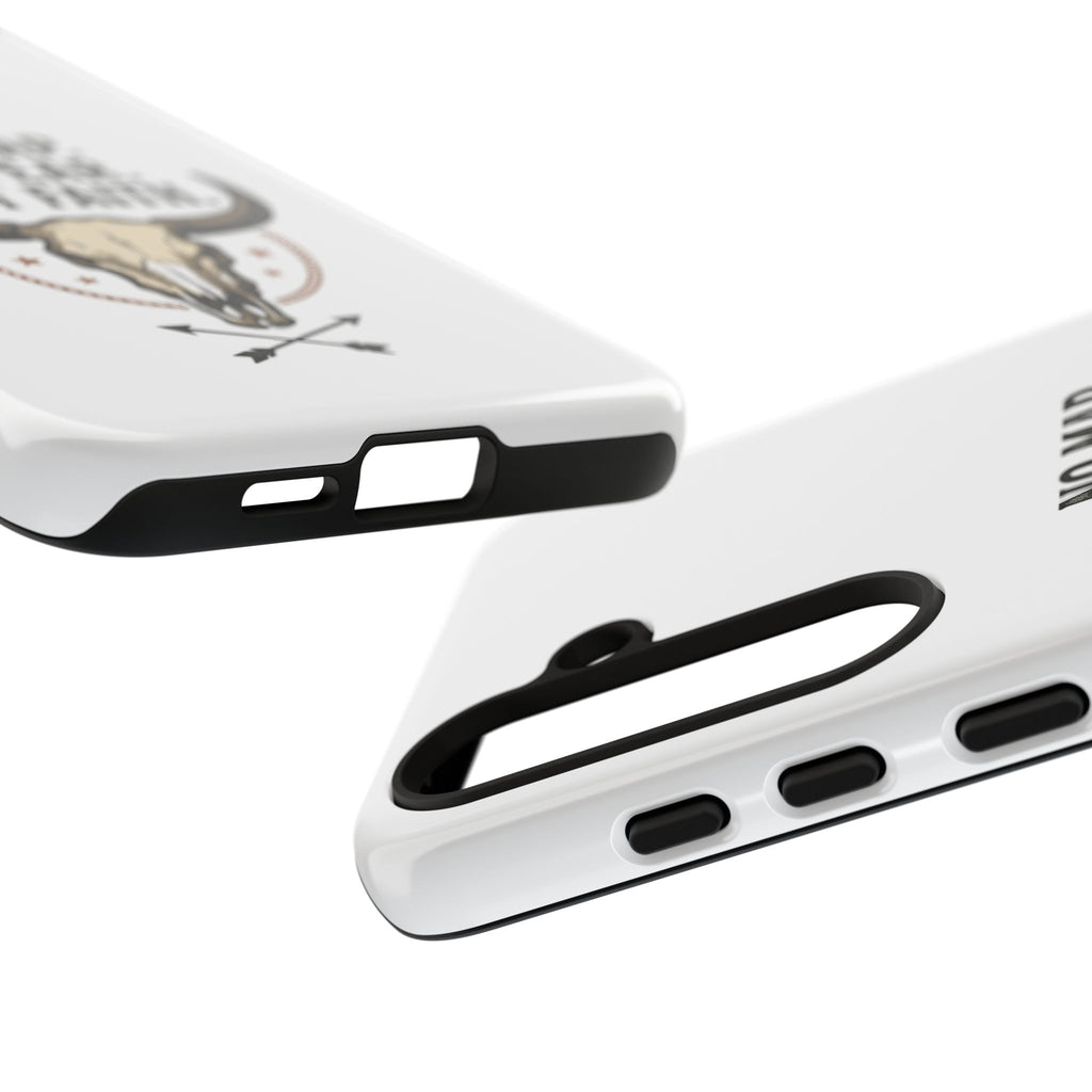 Phone Case — "No Map. No Fear. Just Faith." Skull Design